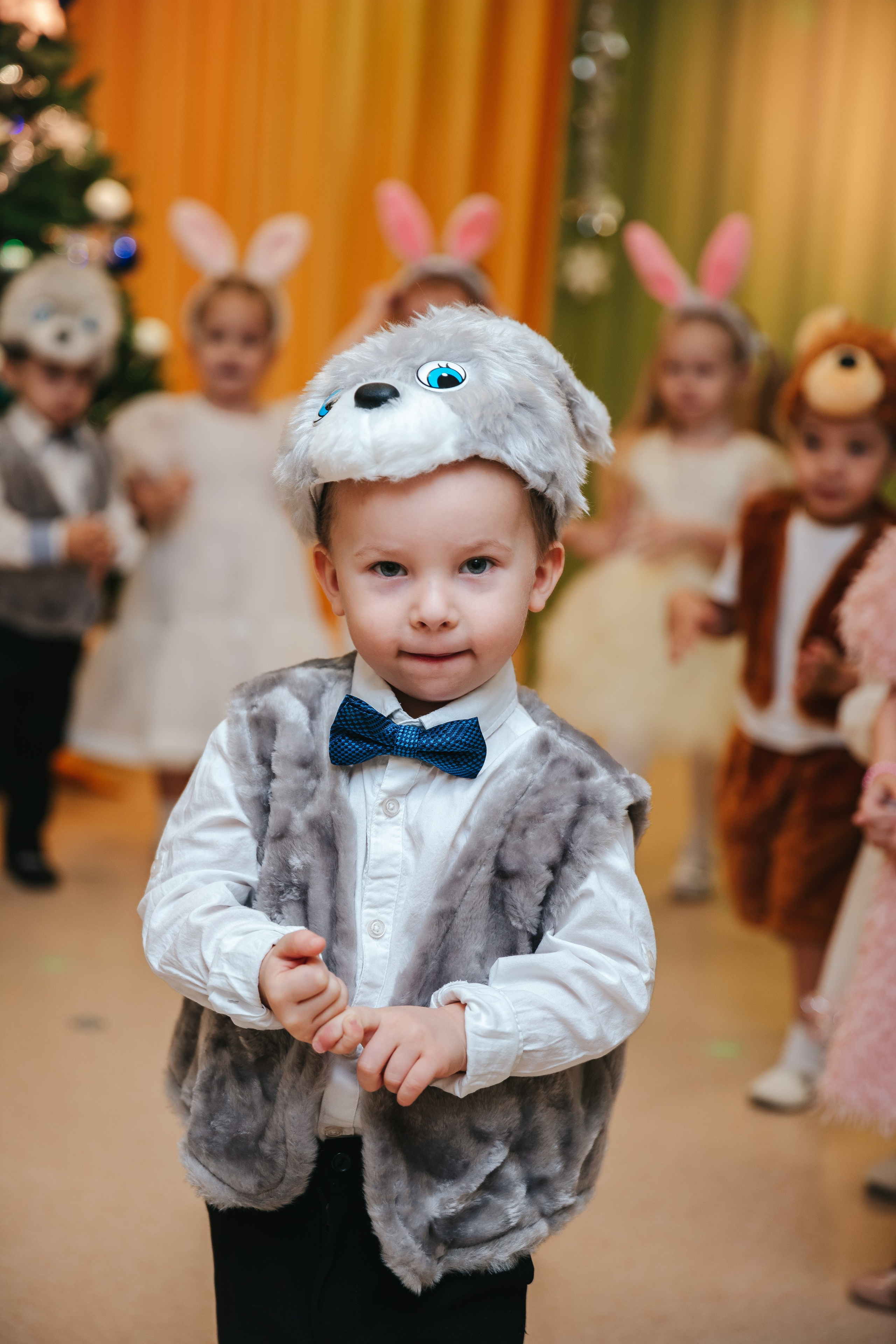 Новогодний утренник в младшей группе. Семейный lifestyle фотограф в Санкт-Петербурге Людмила Пахомова