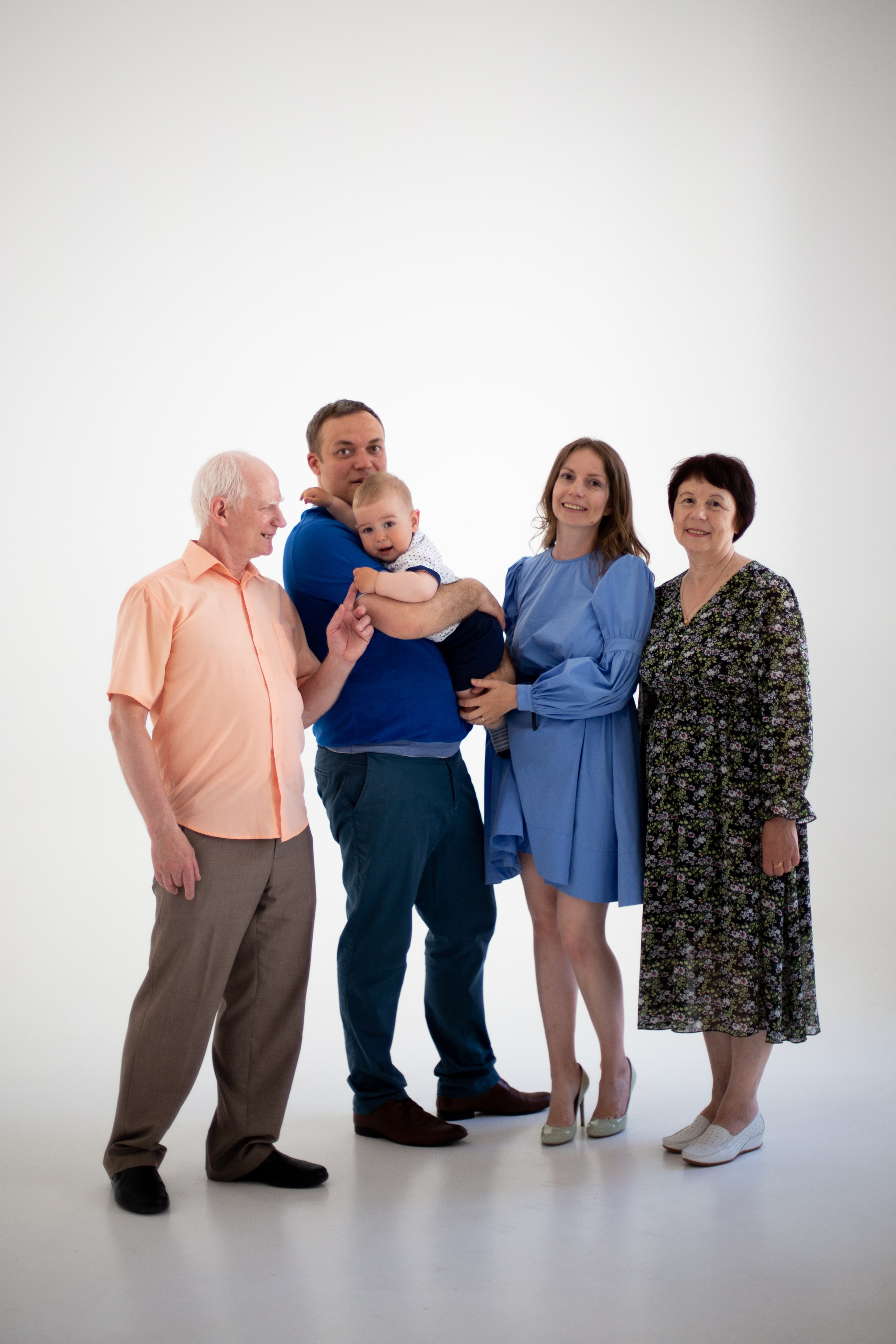 Константин, Ирина, Тимофей, бабушка и дедушка. Елена Семейный фотограф Санкт-Петербург