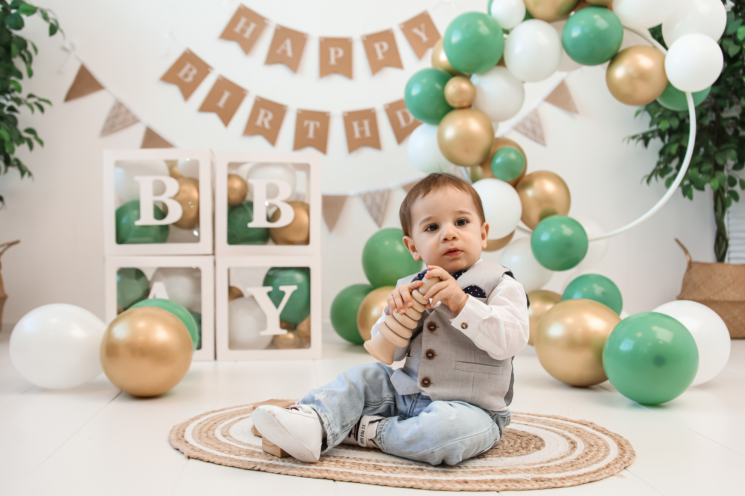 1й Годик Давида. Детский и Семейный фотограф в Санкт-Петербурге. Детская Фотостудия «FAMILY STORY»
