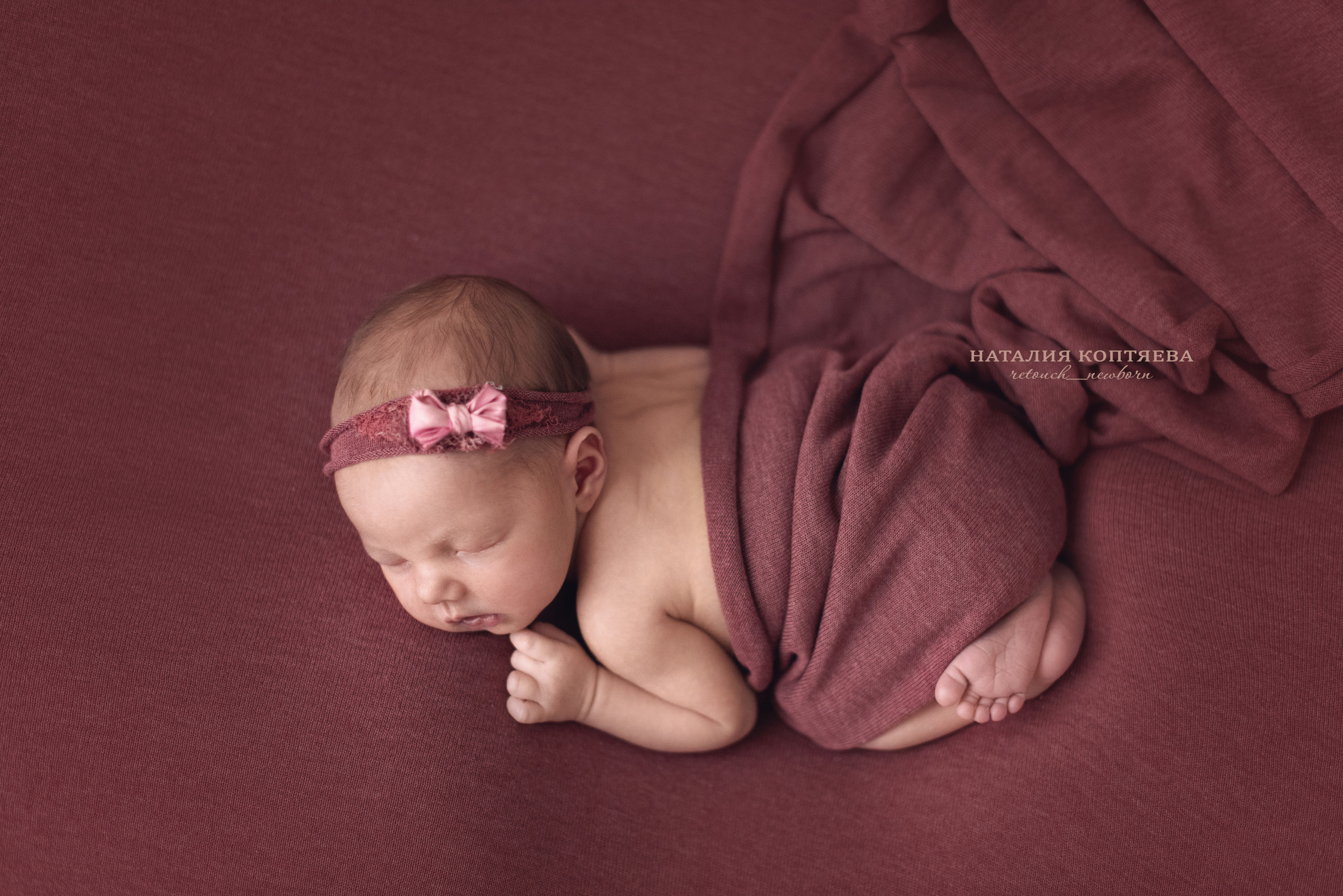 C. Ретушь новорожденных, обучение ретуши новорожденных, Наталия Коптяева