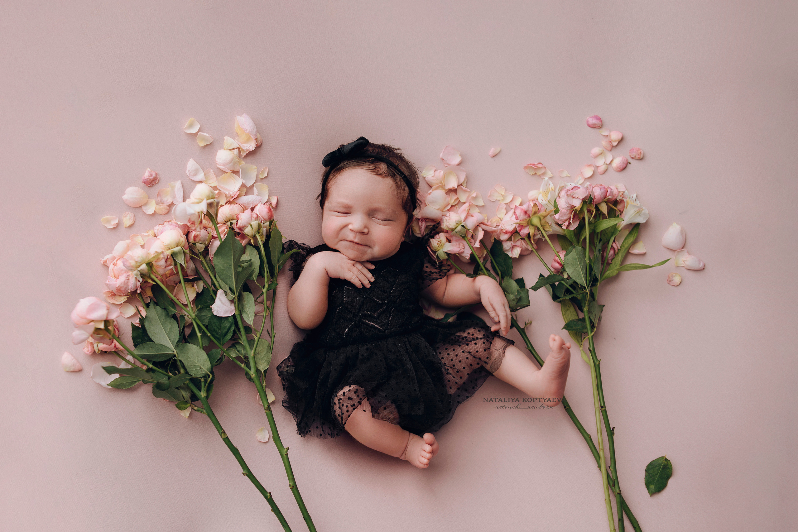 Э. Ретушь новорожденных, обучение ретуши новорожденных, Наталия Коптяева