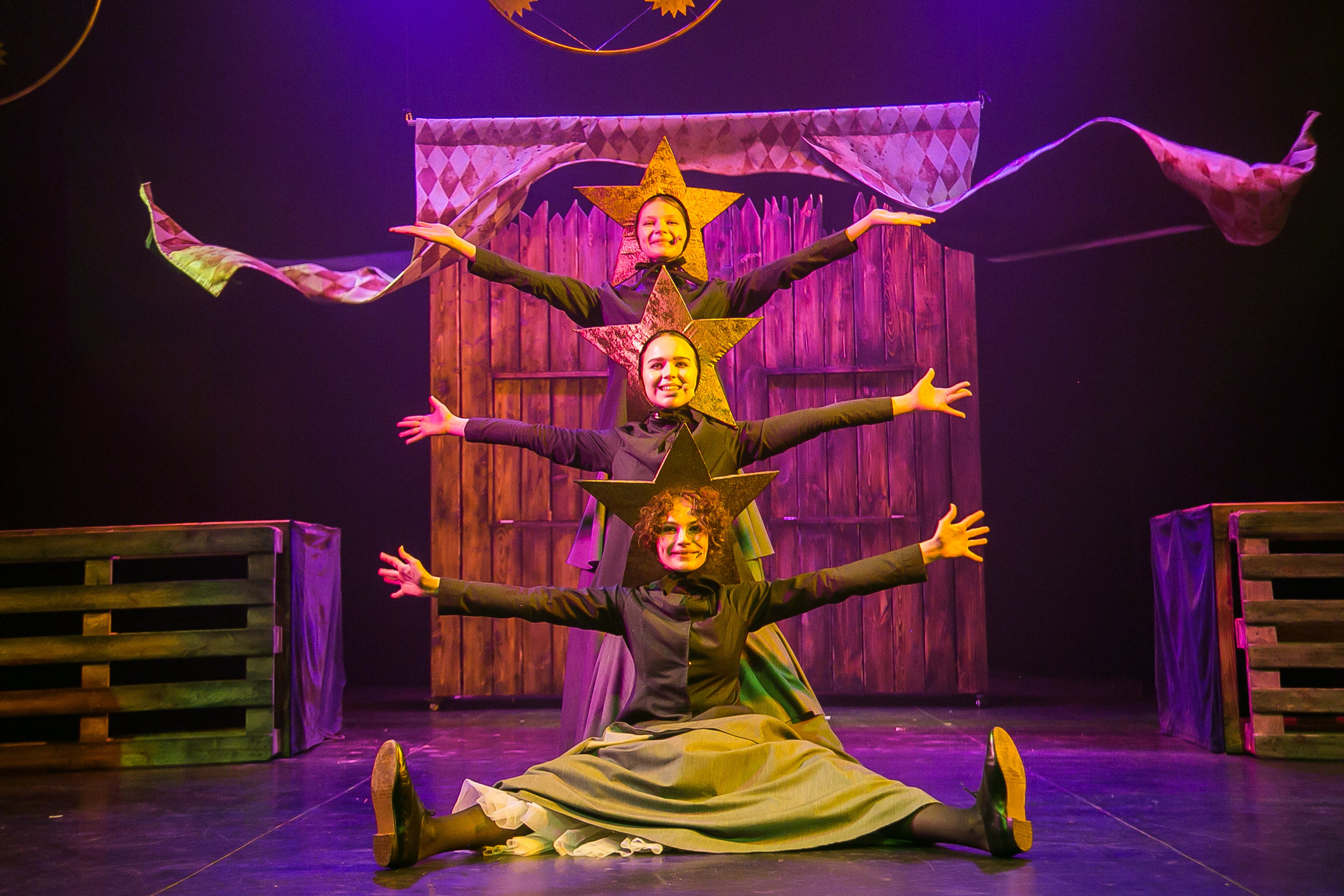 Спектакль «Каштанка». Художник по свету Максим Сергачев