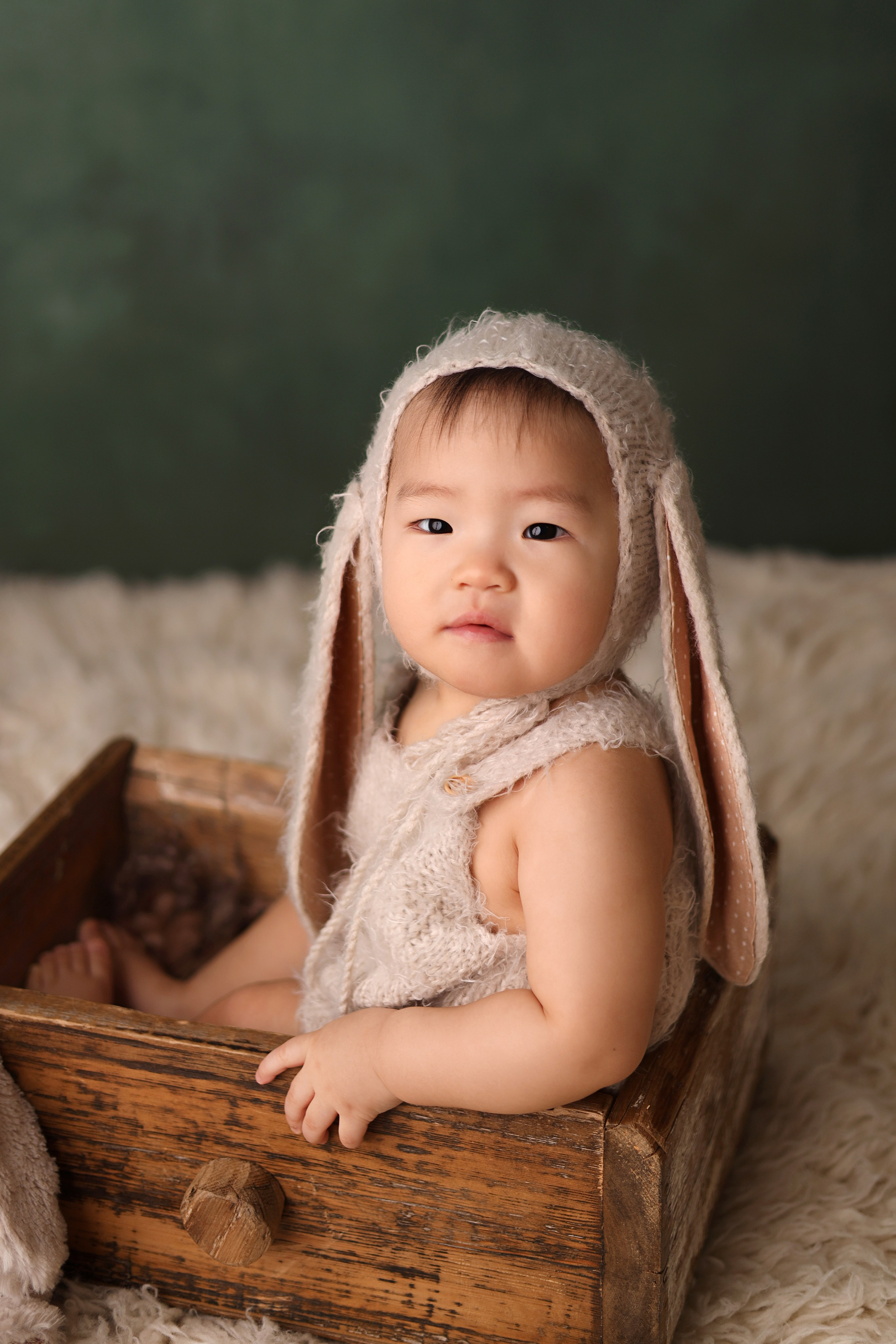 Фотосъемка одного годика Валерии. Фотограф новорожденных Москва. Ньюборн фотограф Москва