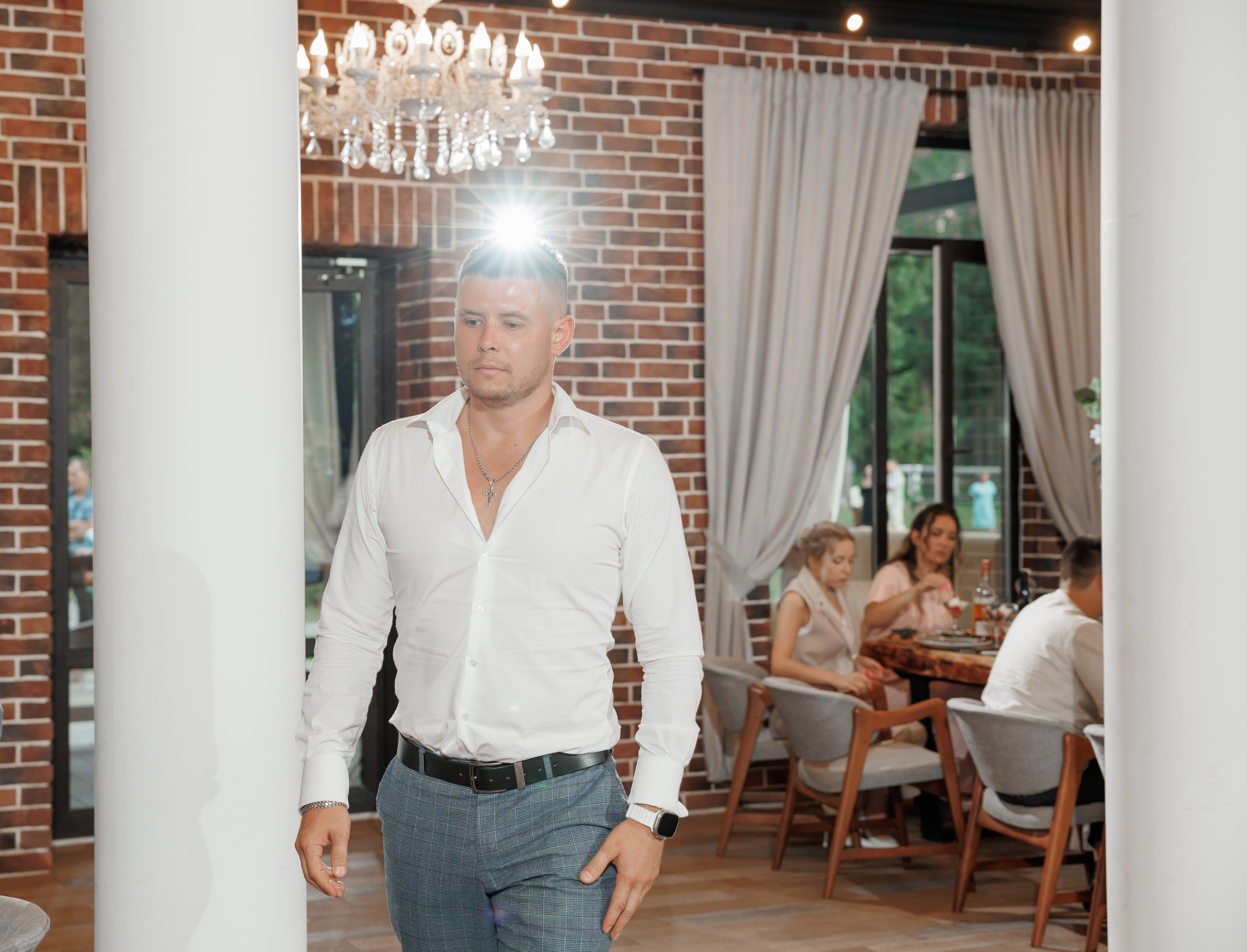 Полина и Дмитрий, загородный клуб «Барин», ЗАГС в г. Пушкино. Свадебный и репортажный фотограф (Москва, Королев и другие)