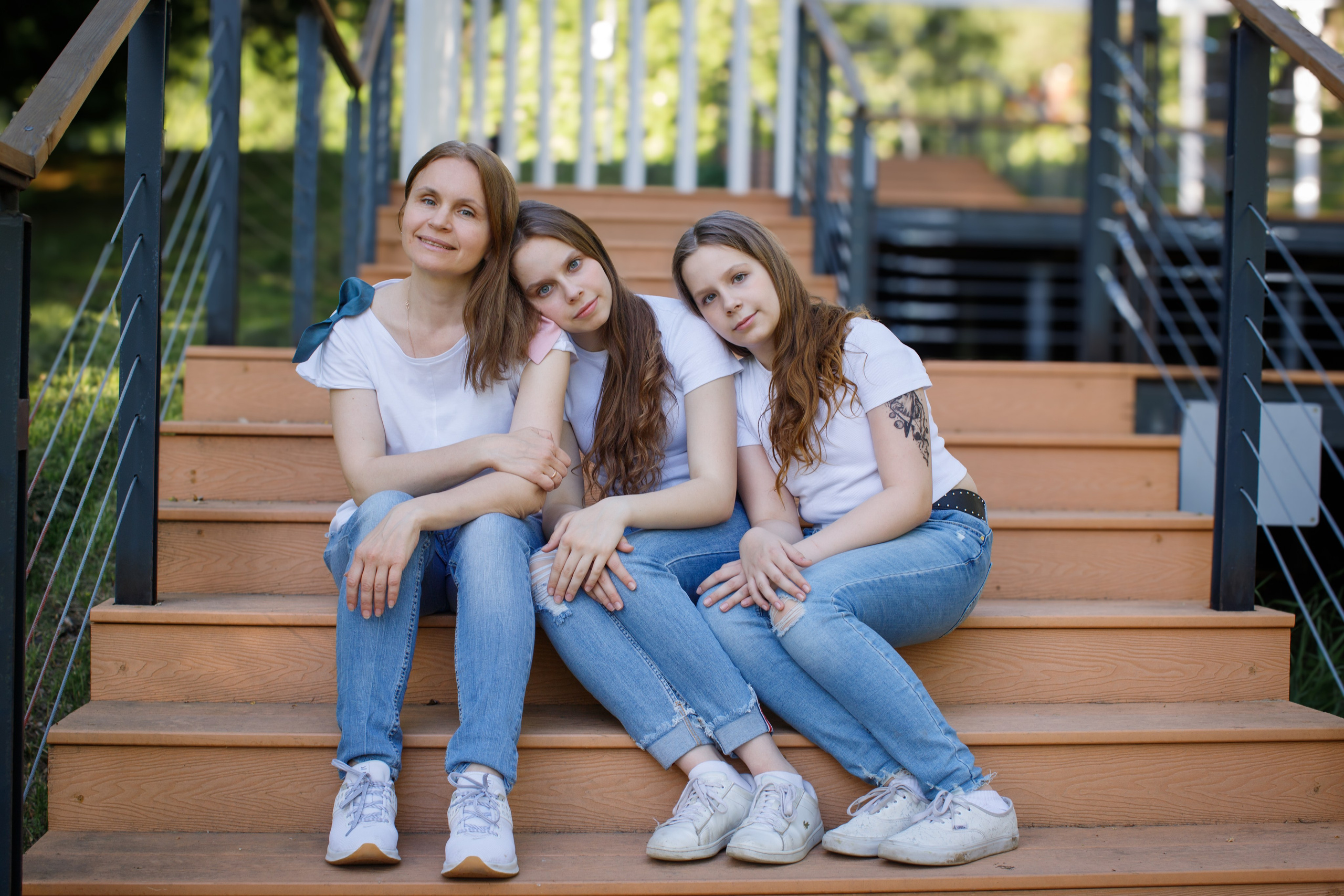 Таня и девочки. Детский и семейный фотограф Мария Киселёва. Москва