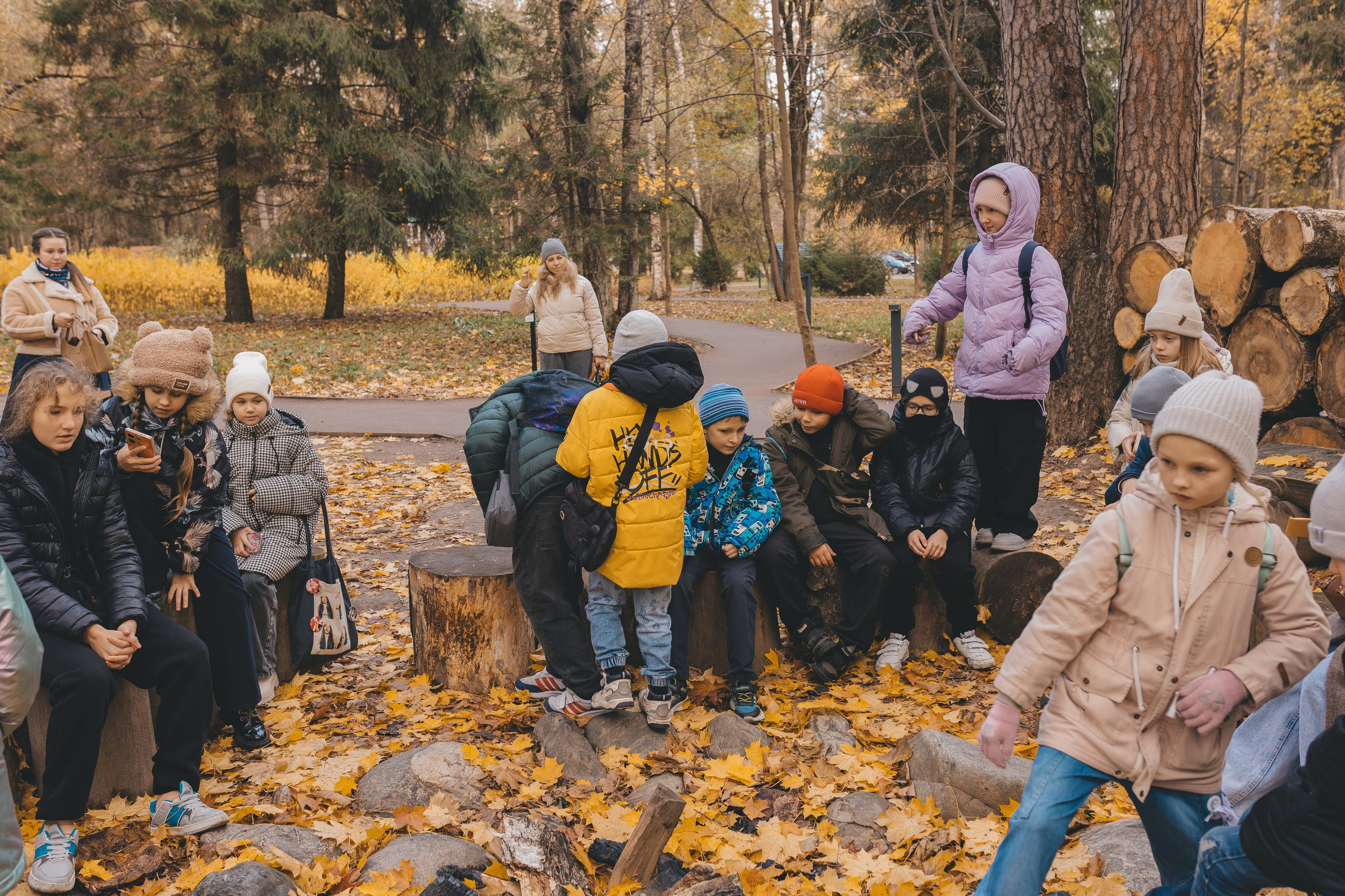 Репортаж школьной экскурсии. Семейный и женский фотограф в Москве Надежда Воробьева