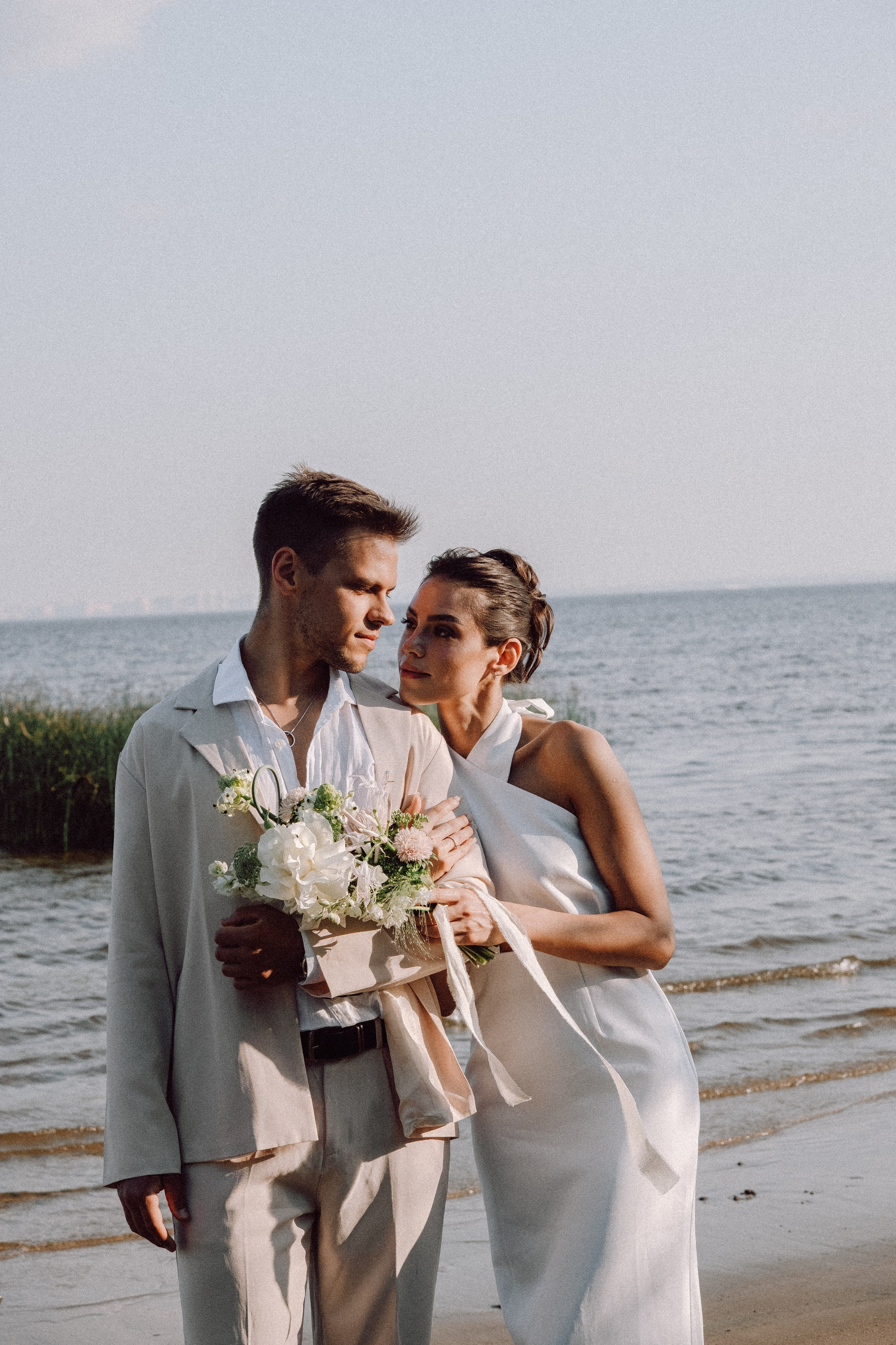 СВАДЕБНАЯ ФОТОСЕССИЯ ВЫЕЗДНОЙ ЦЕРЕМОНИИ (ФИНСКИЙ ЗАЛИВ). Профессиональный фотограф, Санкт-Петербург — Виктория Богомолова
