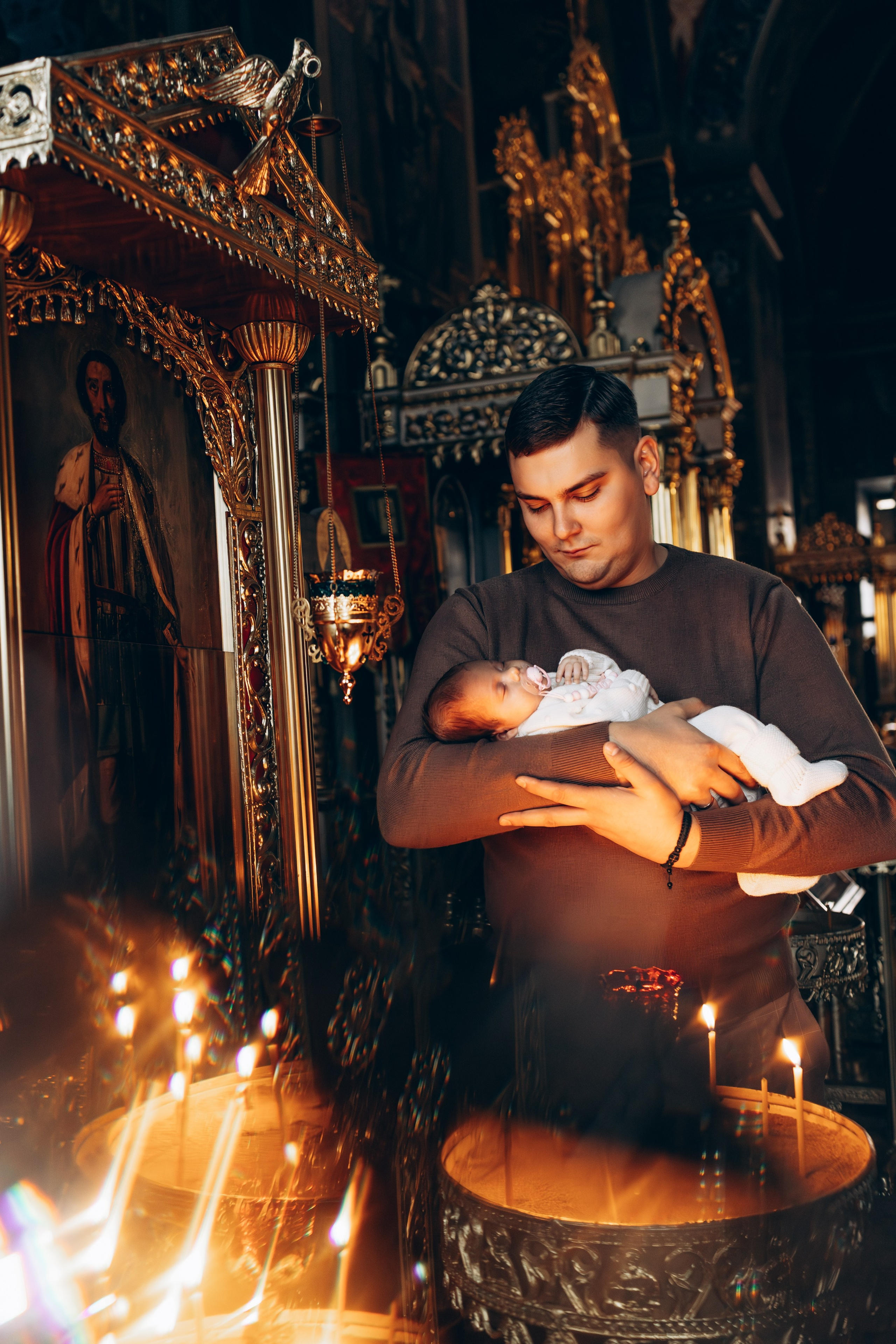 Крещение в Храме Воскресения Словущего в Даниловской Слободе. Главная