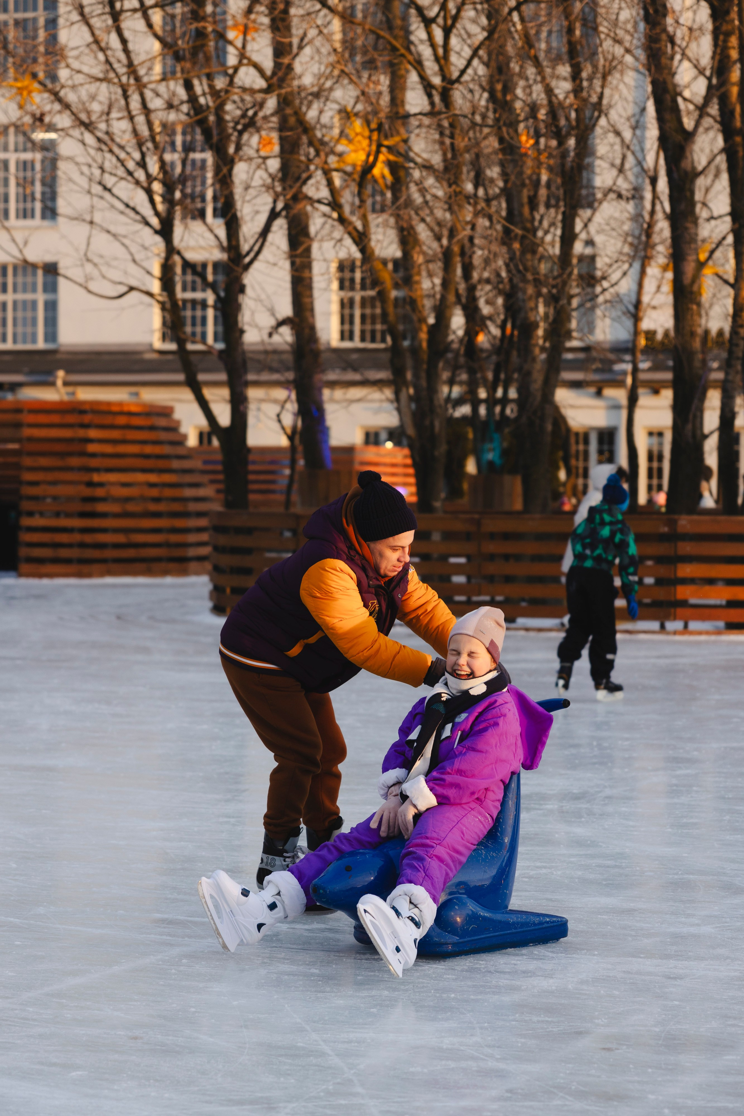 Открытие катка Севкабель Порт. Репортажный фотограф в Санкт-Петербурге и Москве Мария Ежова