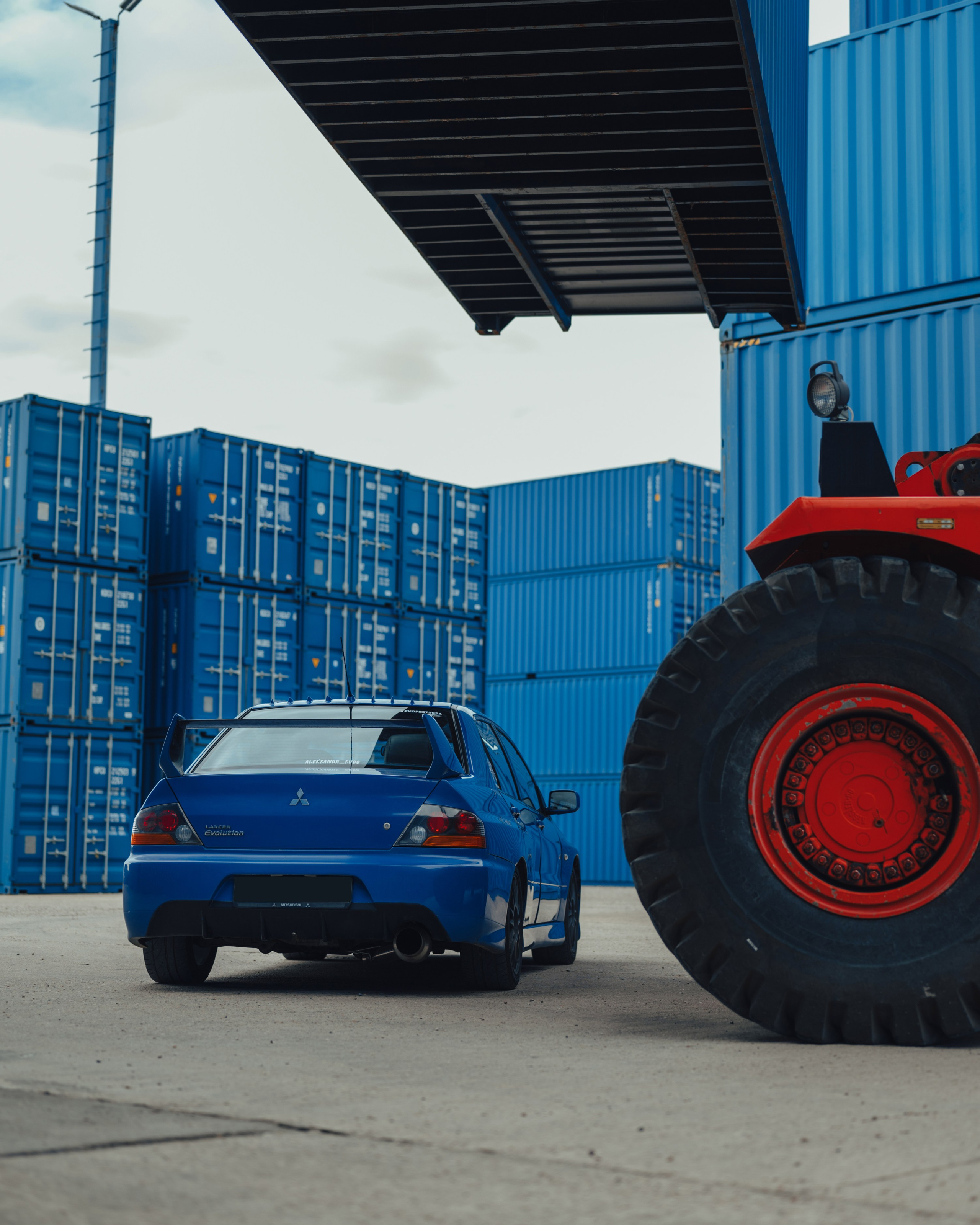 Mitsubishi Lancer Evo VIII. DeLorein