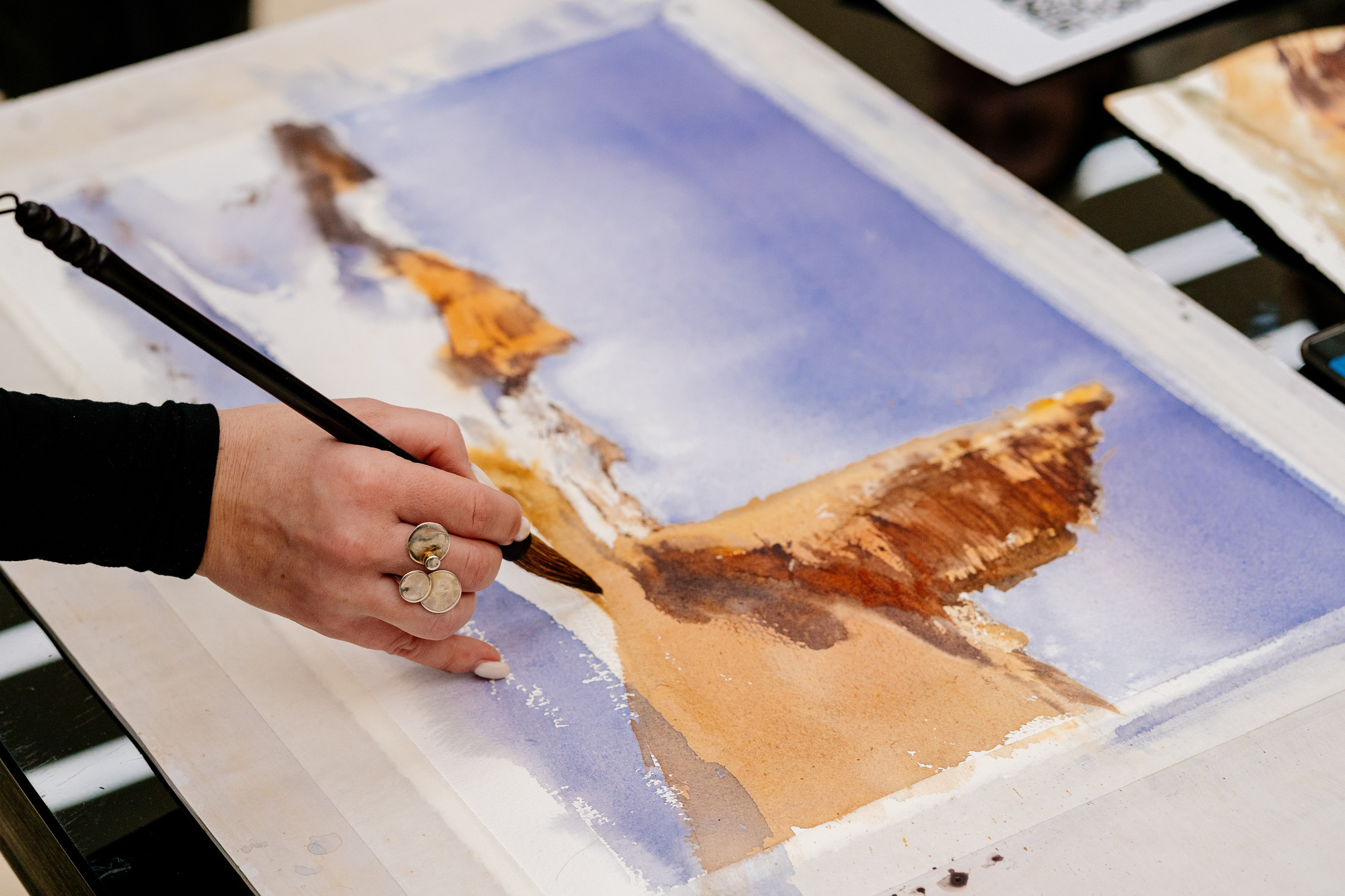 Фестиваль акварели «Течение времени». Репортажный фотограф в Астане — Диана Калтаева, портретный фотограф