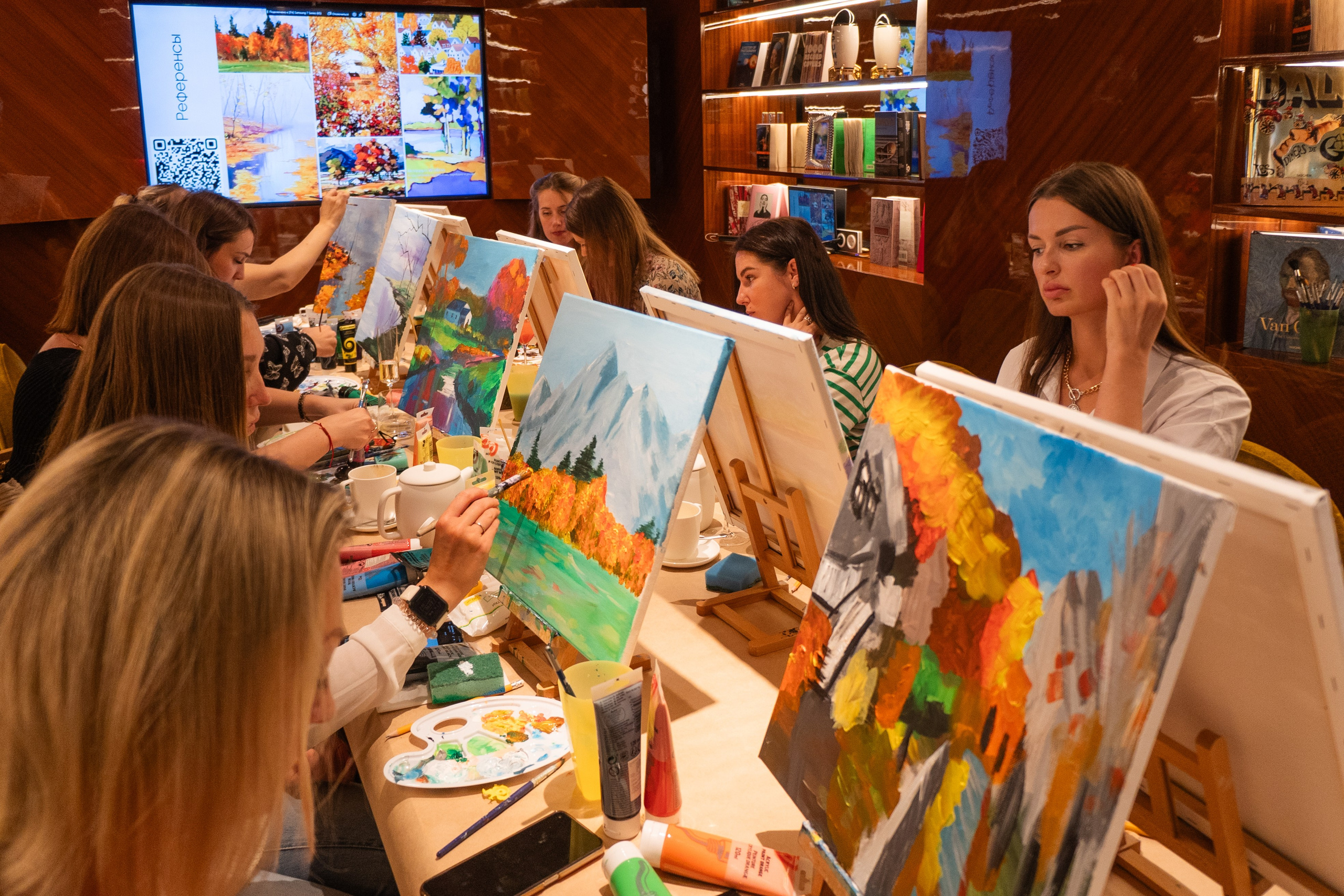 Корпоратив Teach Me Art 3. Портретный фотограф в Москве и Санкт-Петербурге Арина Чех