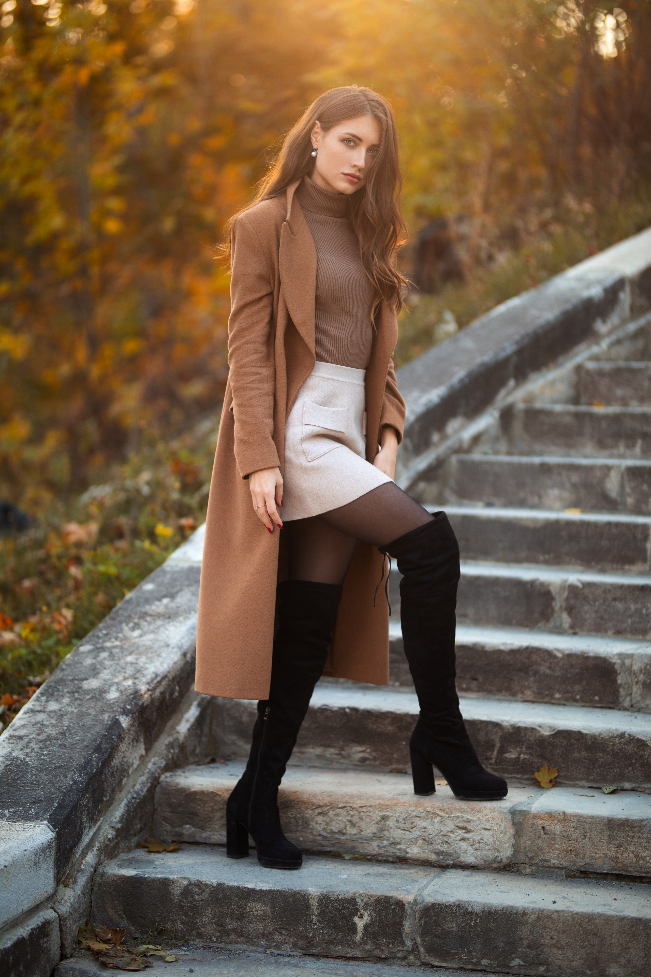 Осенняя съемка с Анастасией на природе в формате для «себя»