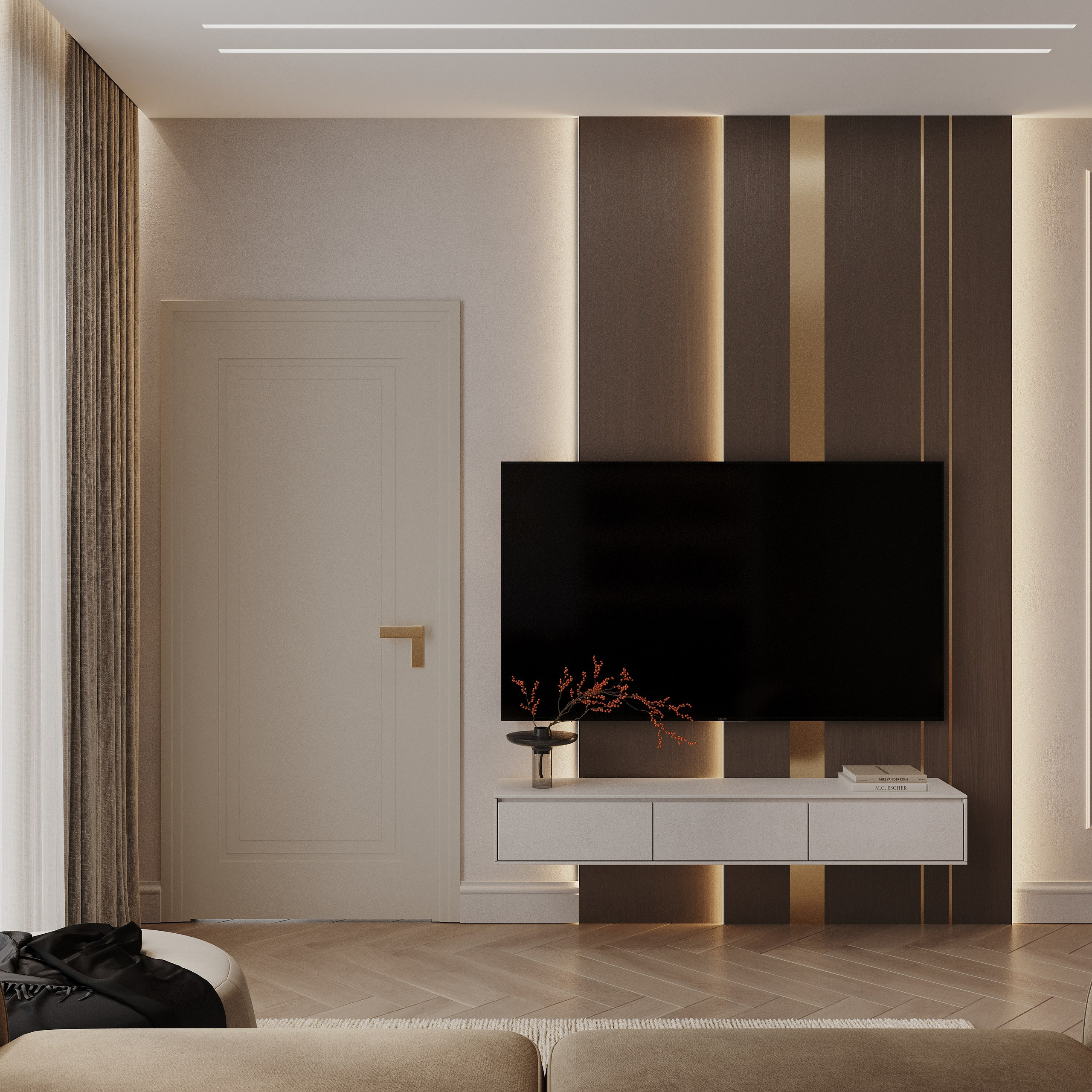 ЖК Наука 73 кв.м, г. Санкт-Петербург. 3d визуализатор Анастасия Науменко