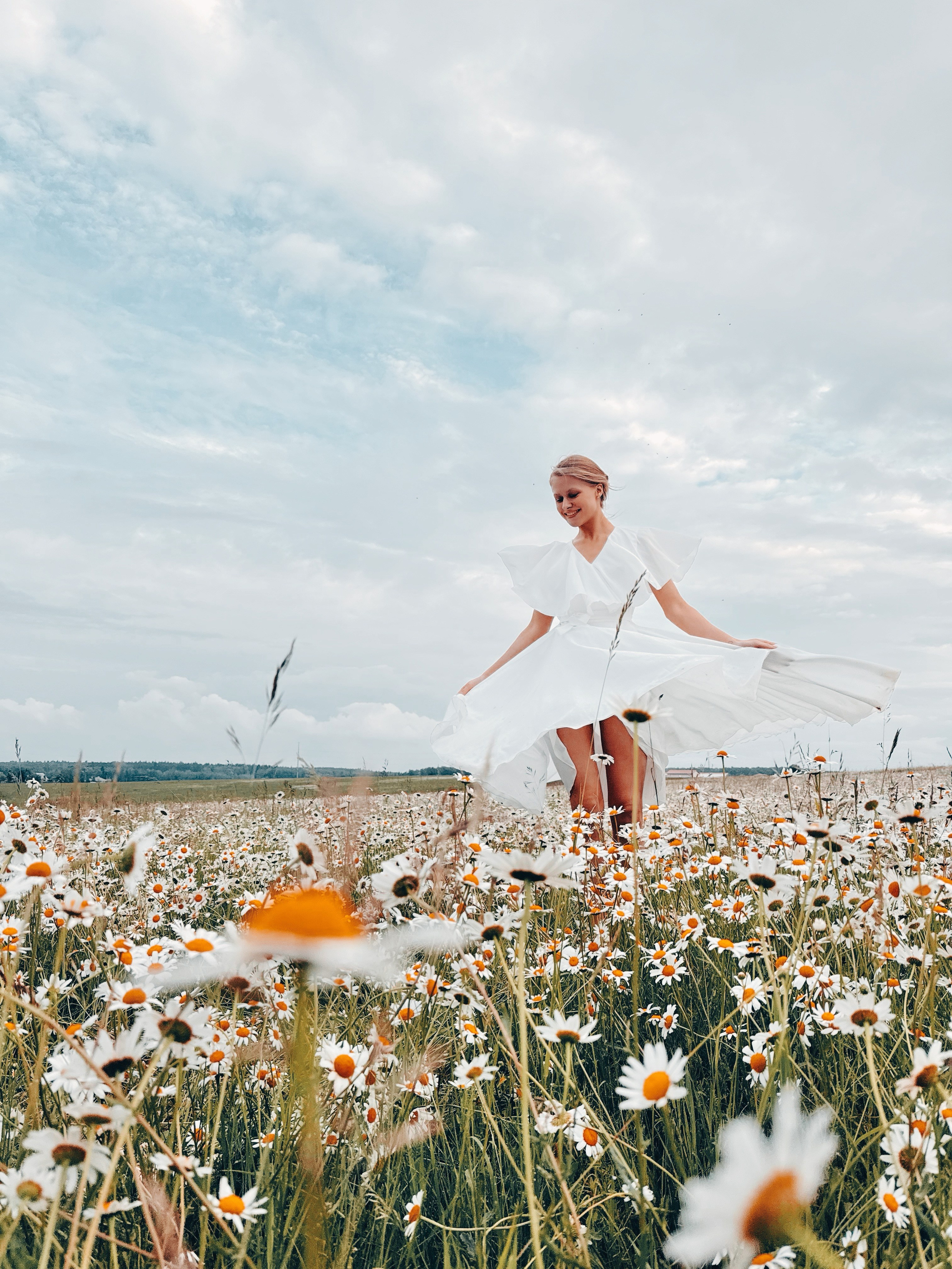Ромашки 🤍🤍🤍. Семейный фотограф в Москве Анастасия Гурьянова