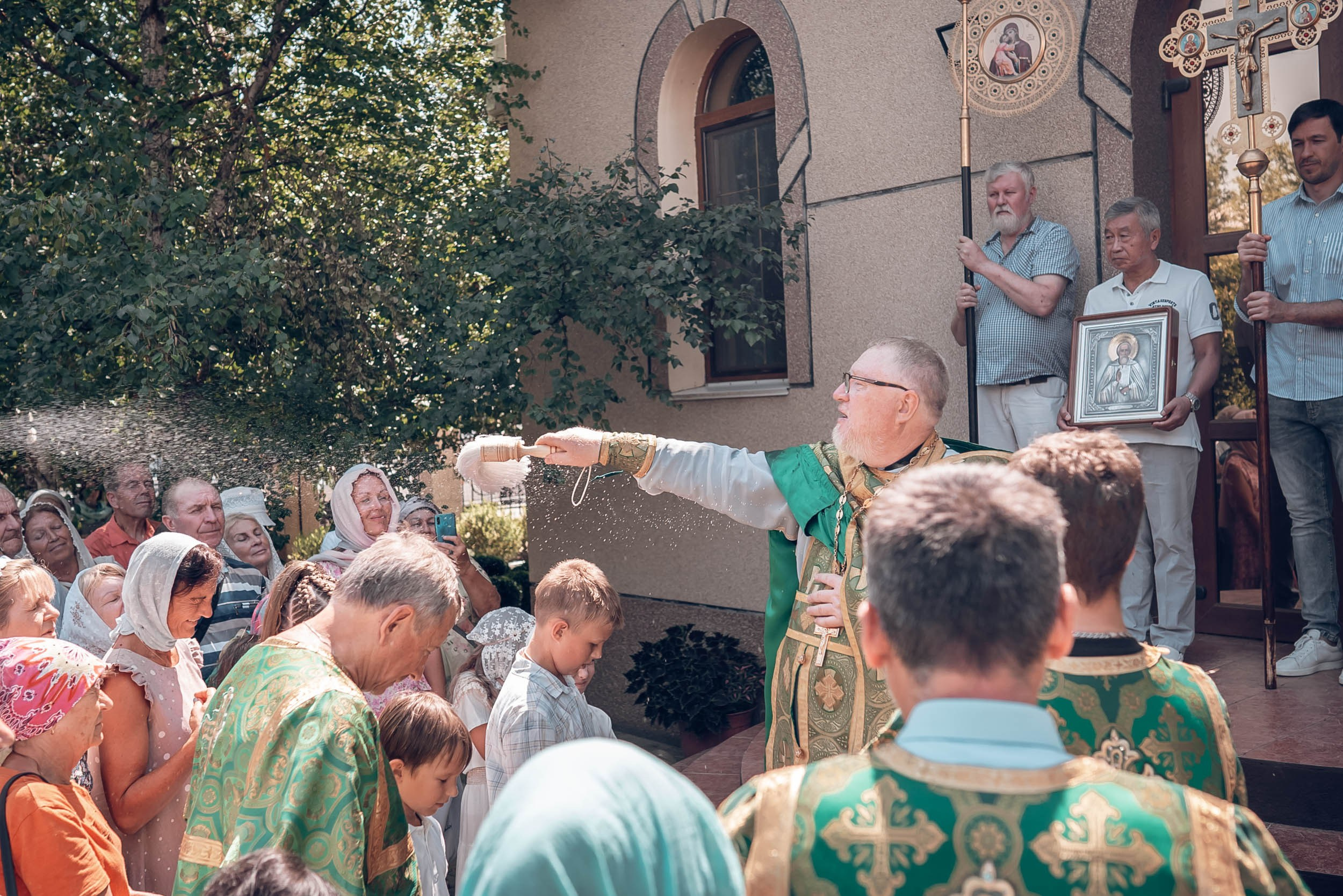 Престольный праздник храма Прп.Сергия Радонежского с. Орлиное. Церковный фотограф Севастополь