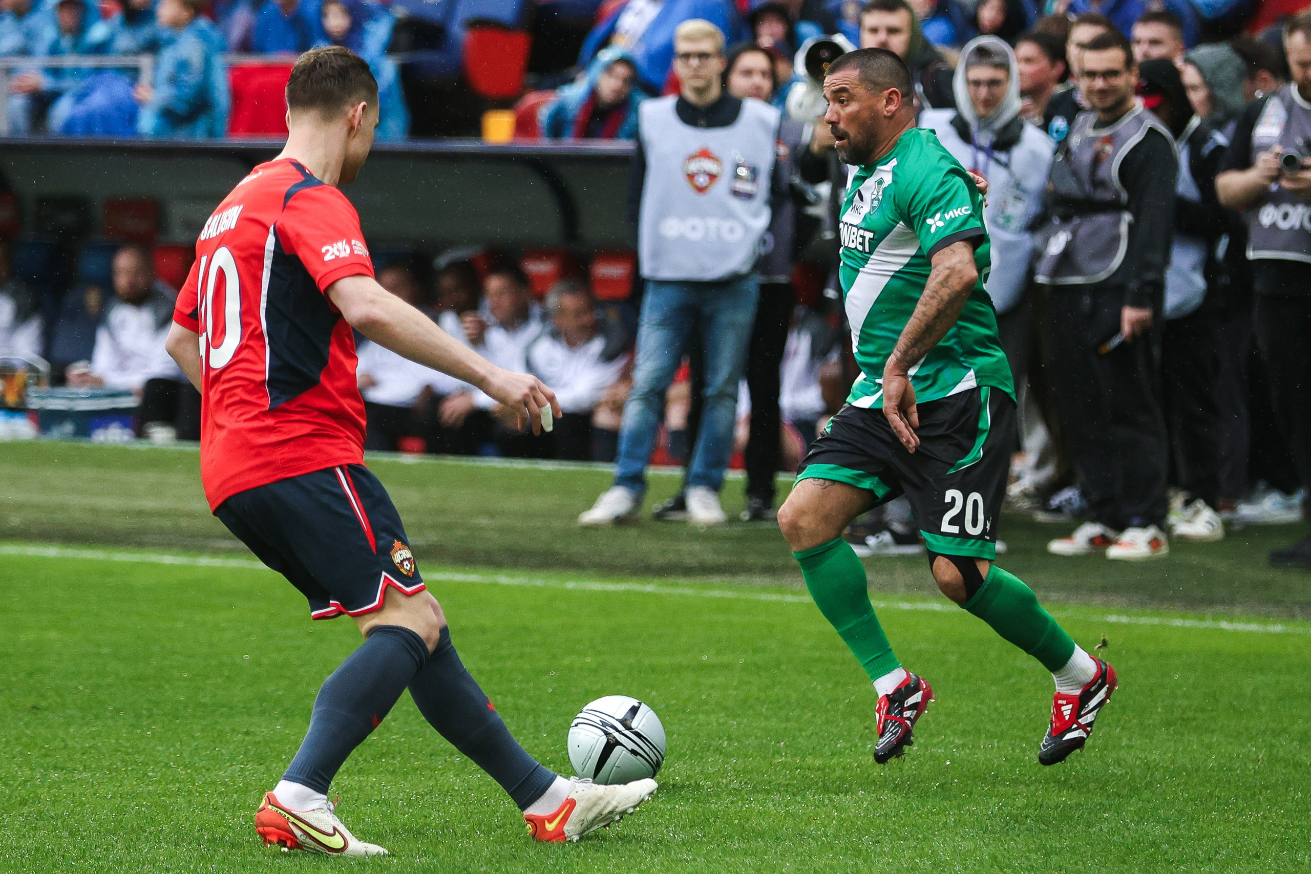 Гала-матч 20 лет Кубку УЕФА. Фотограф Иван Косарев