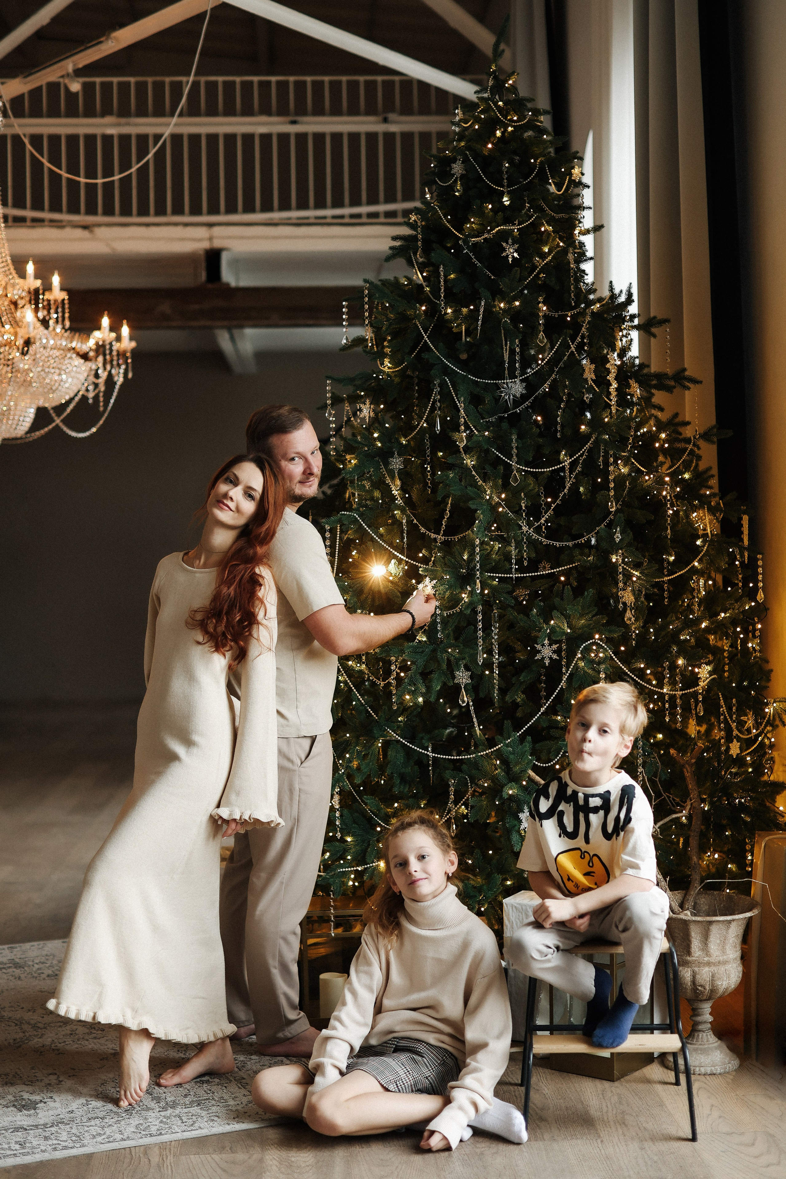 Новый год в кругу семьи. Семейный и lovestory фотограф в Москве Светлана Коняхина