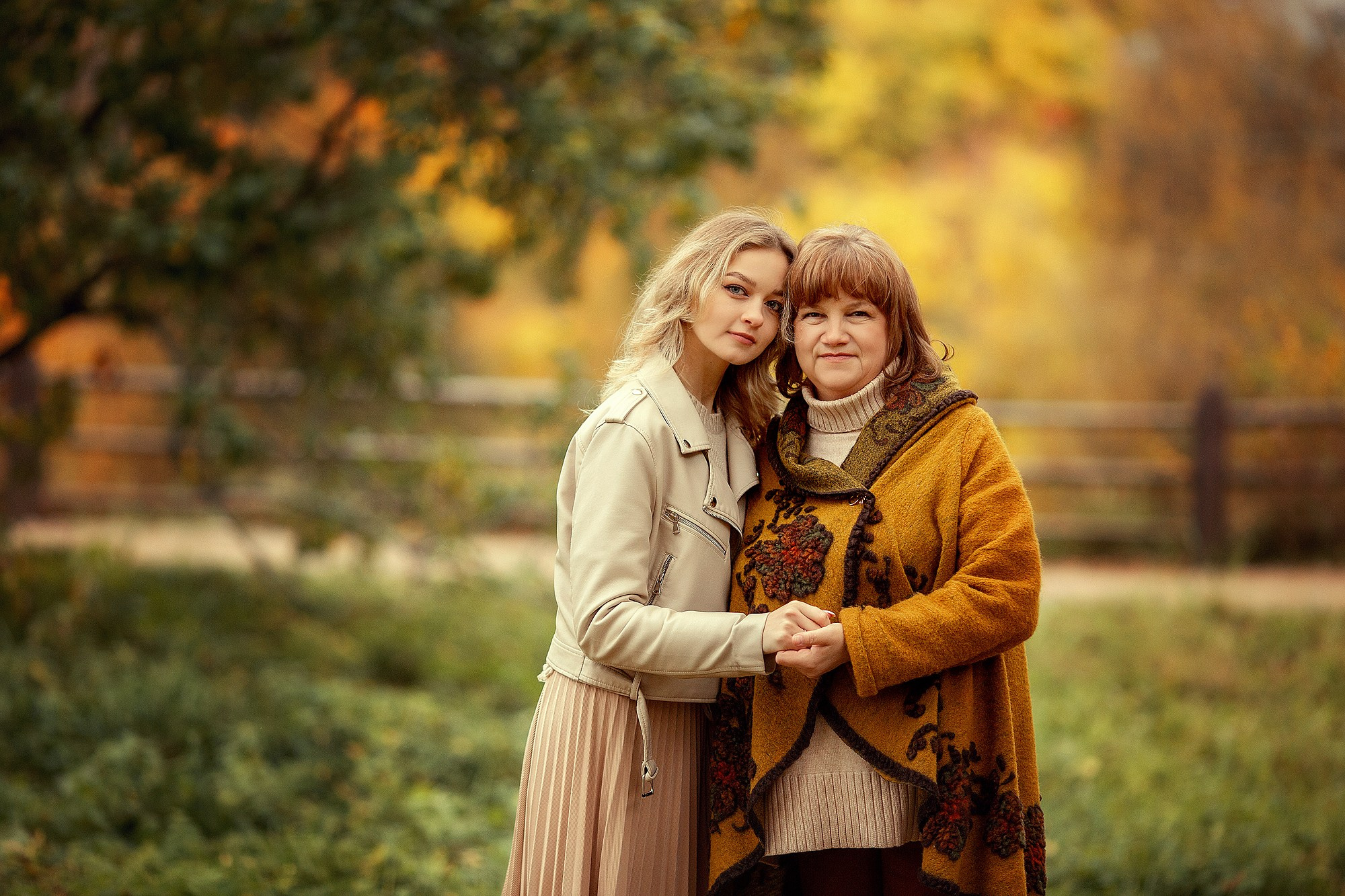 Фотосессия большой семьи в красивейших осенних пейзажах. Семейный фотограф Татьяна Надеждина | Москва, Московская область, Ярославль