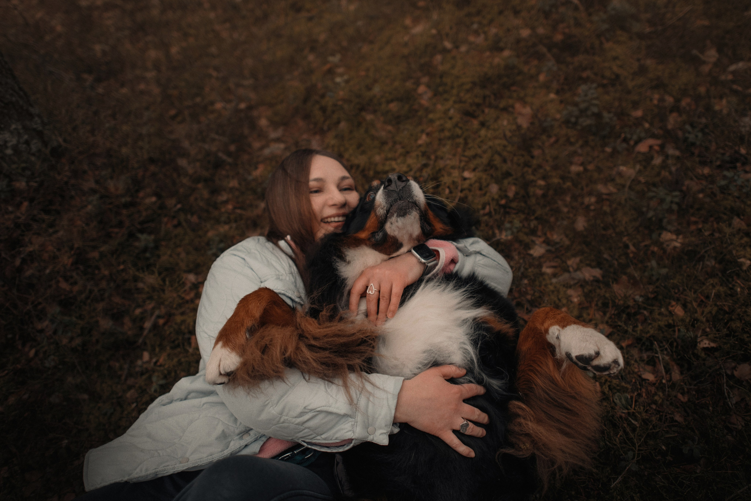 Прогулка: берн Пума, Фрэнк и Юля в Питере. Портфолио