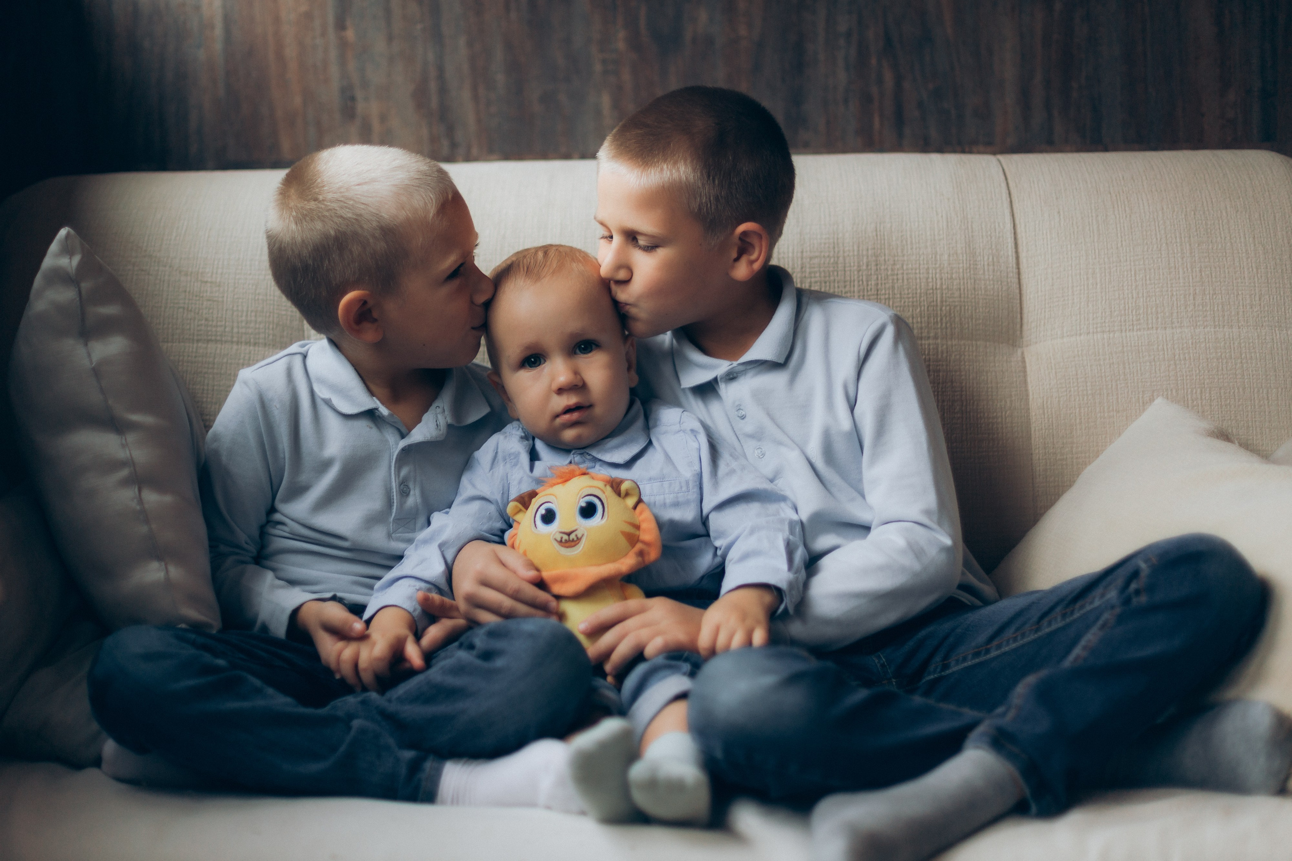 Анастасия, Даниил, Максим и Лев. Елена Семейный фотограф Санкт-Петербург