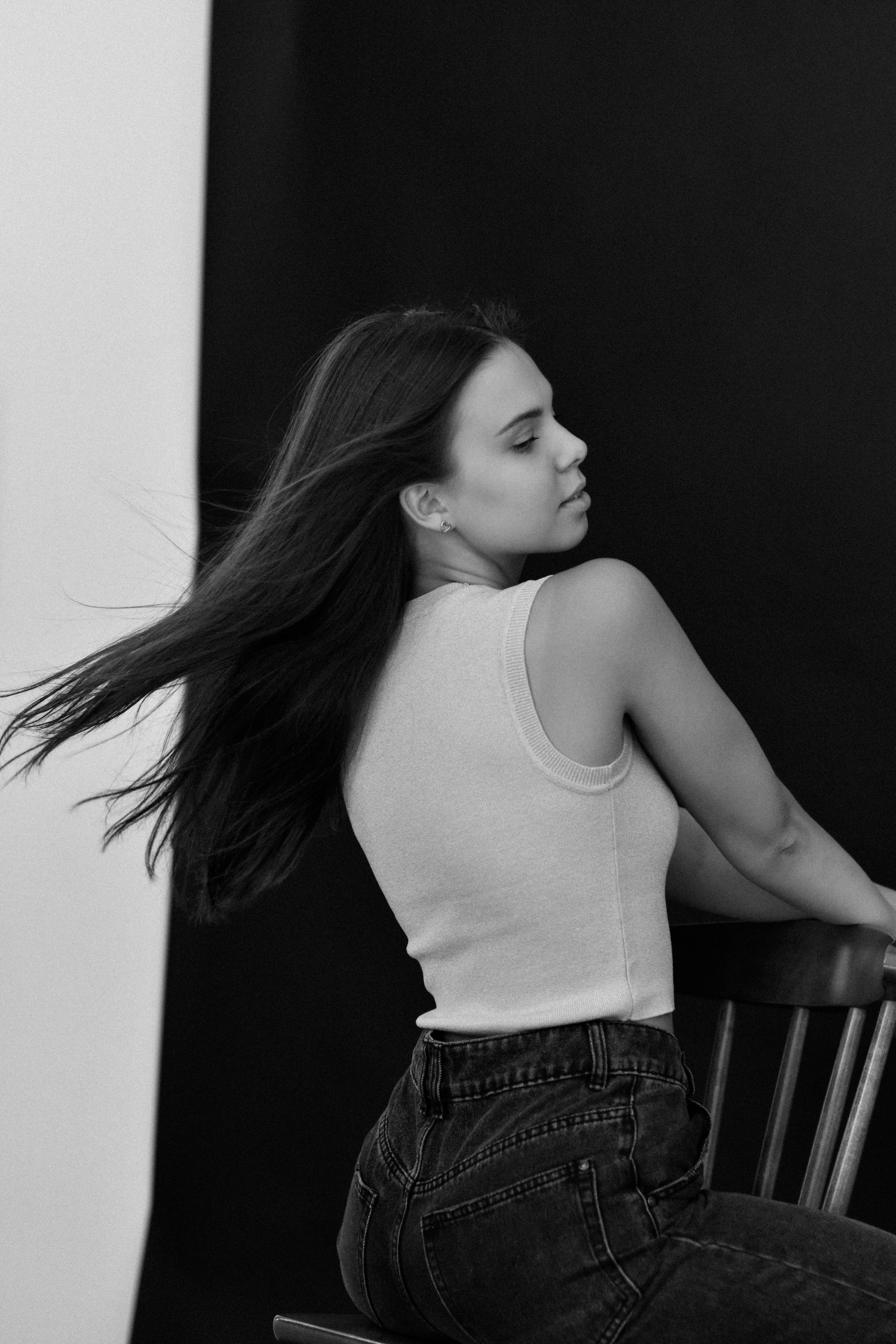 Женя в студии. Портретный фотограф в Екатеринбурге