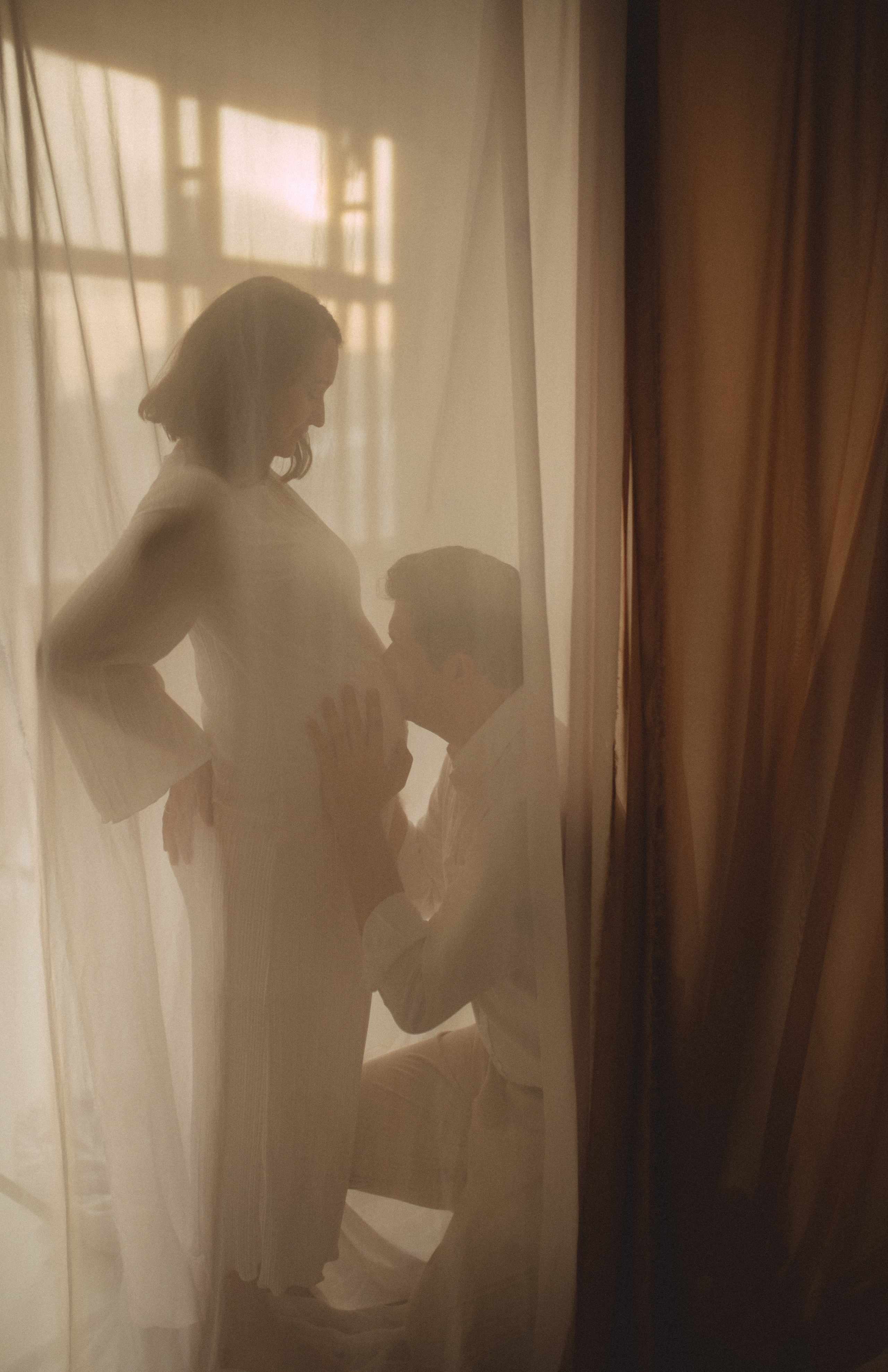 Фотосессия беременности в фотостудии. Семейная фотосессия Бутово Москва фотограф Алина Морщагина