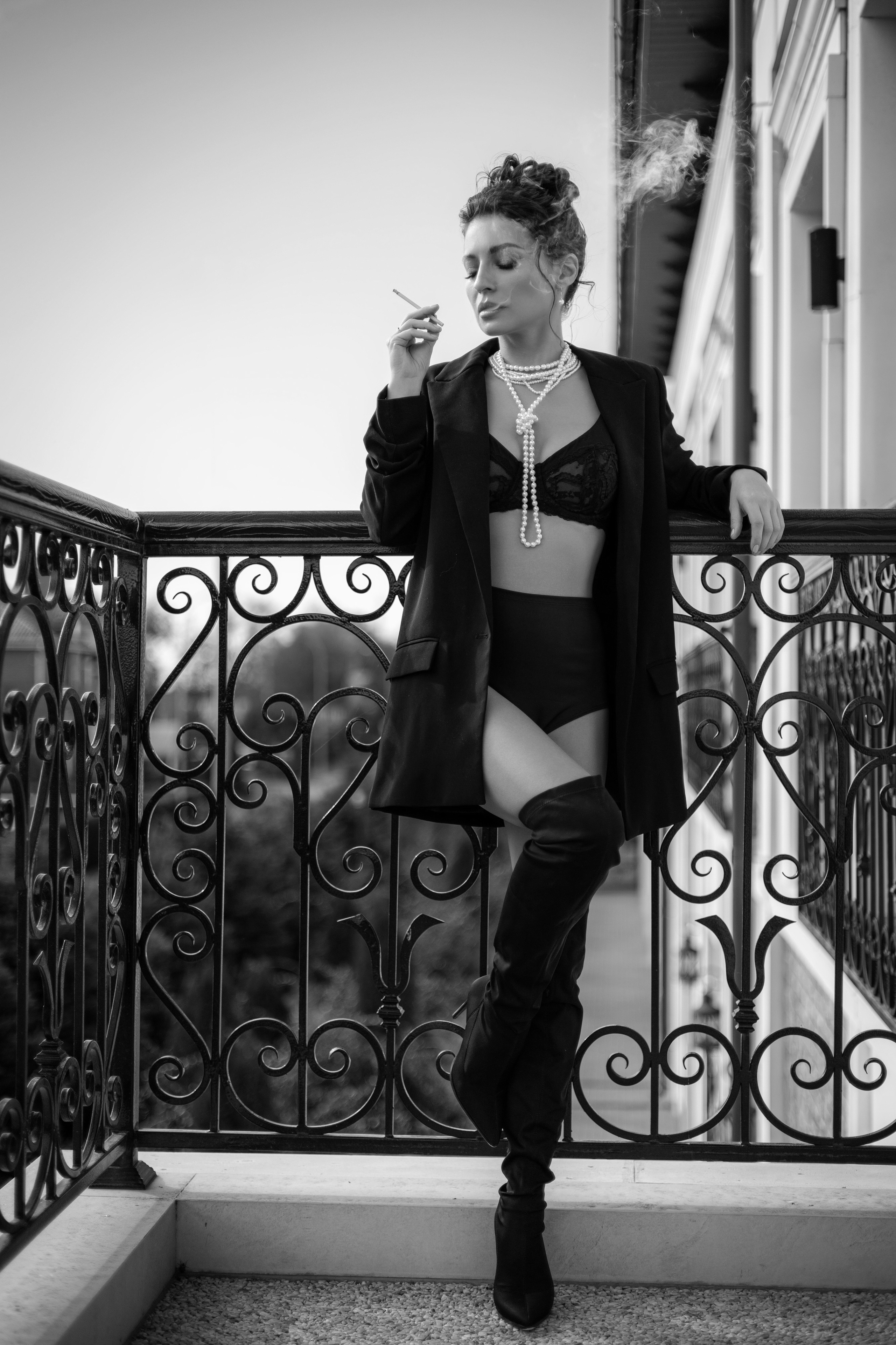 Съемки на улице. Анна Злищева