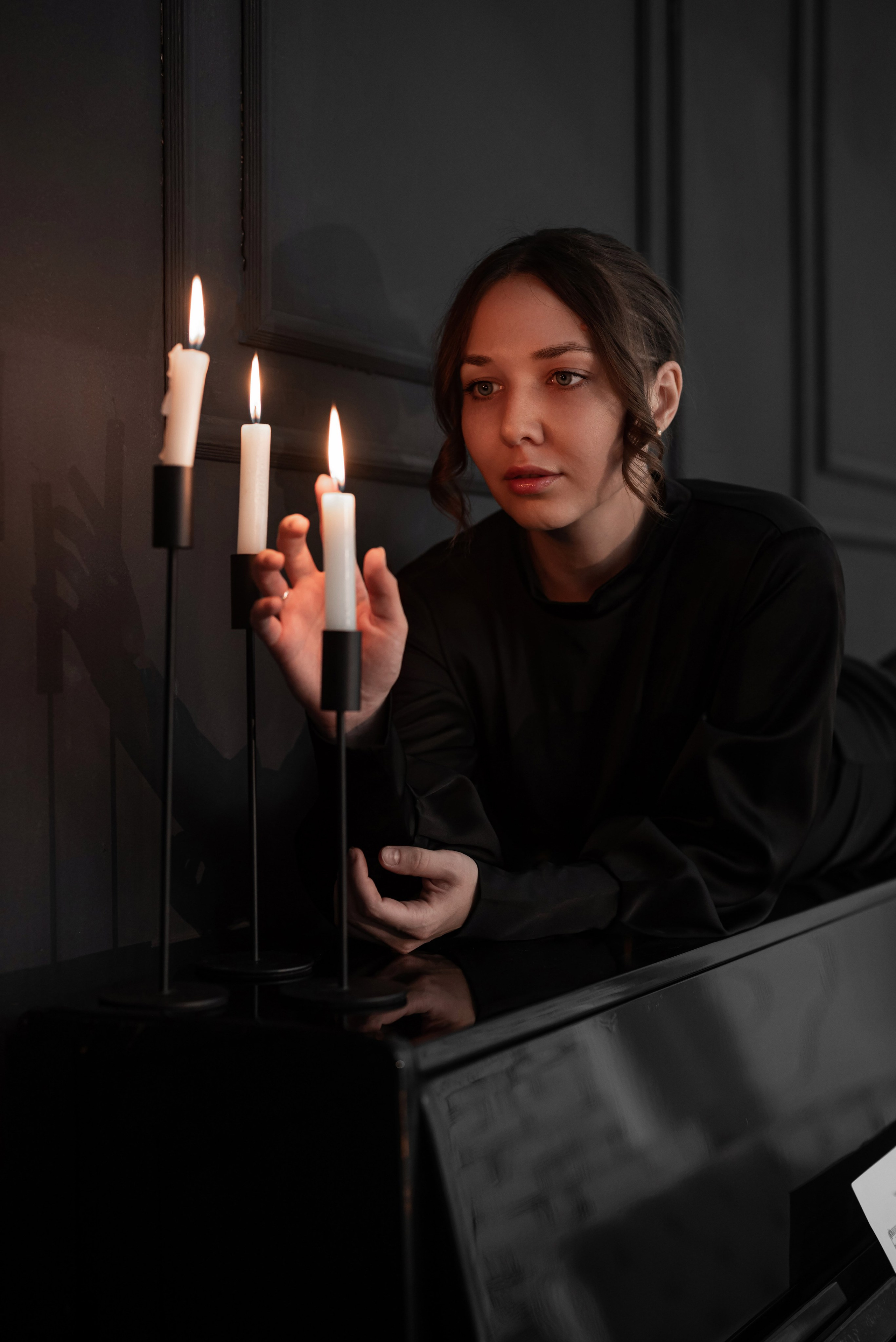 Фотопроект *Свечи и пианино*. Фотограф в городе Салават