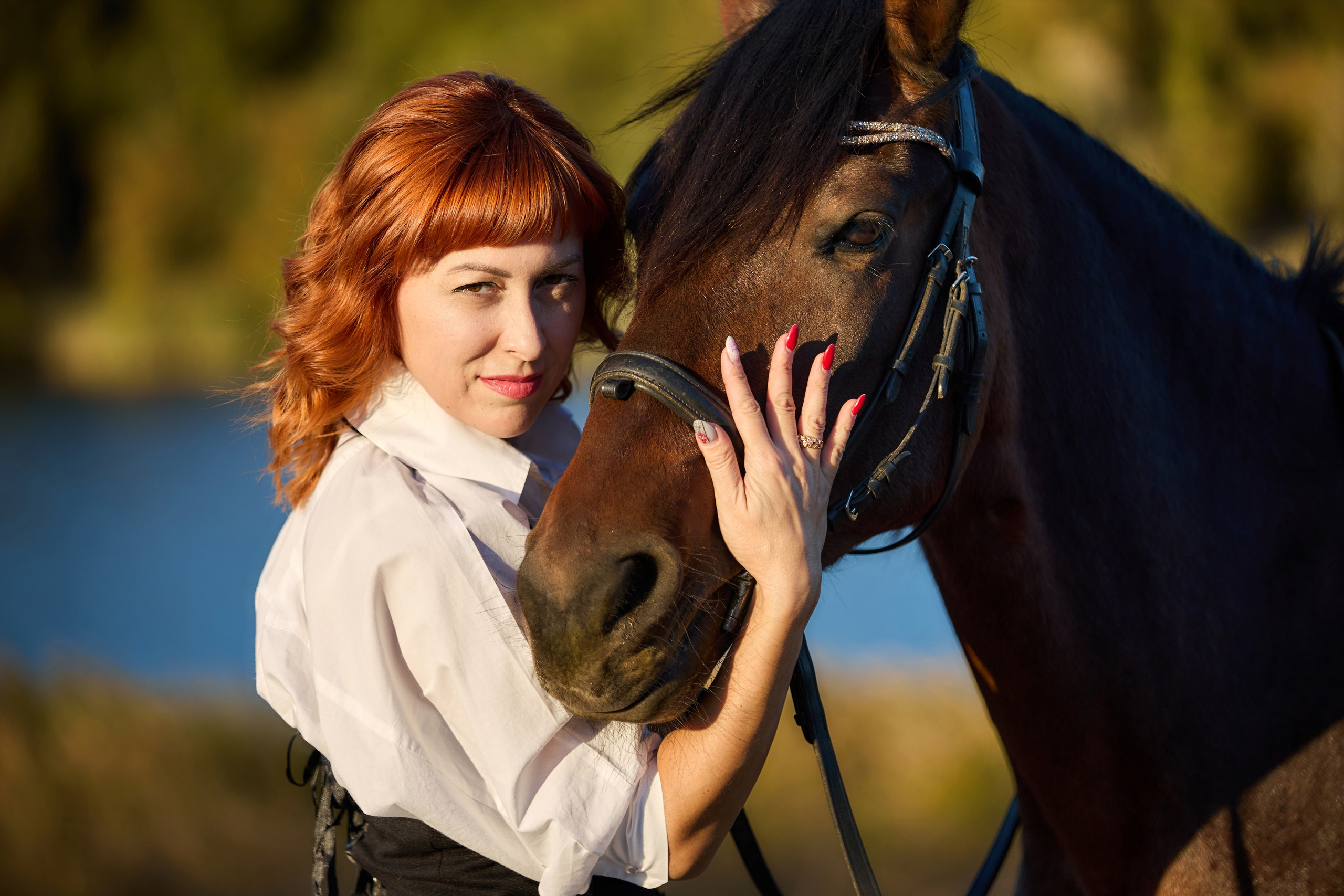 С ЛОШАДКОЙ. Фотограф Татаринов Андрей (Донецк / Макеевка)