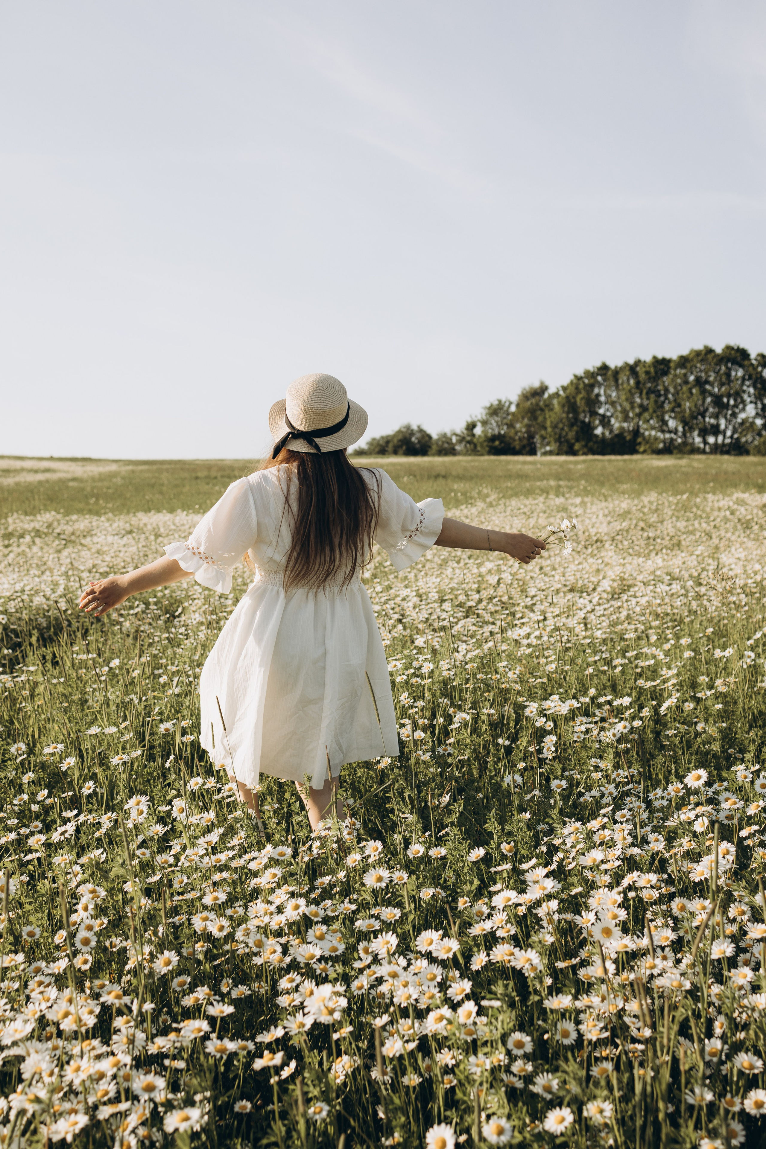 Маша и ромашки. Семейный фотограф в Москве Виктория Ястребинская