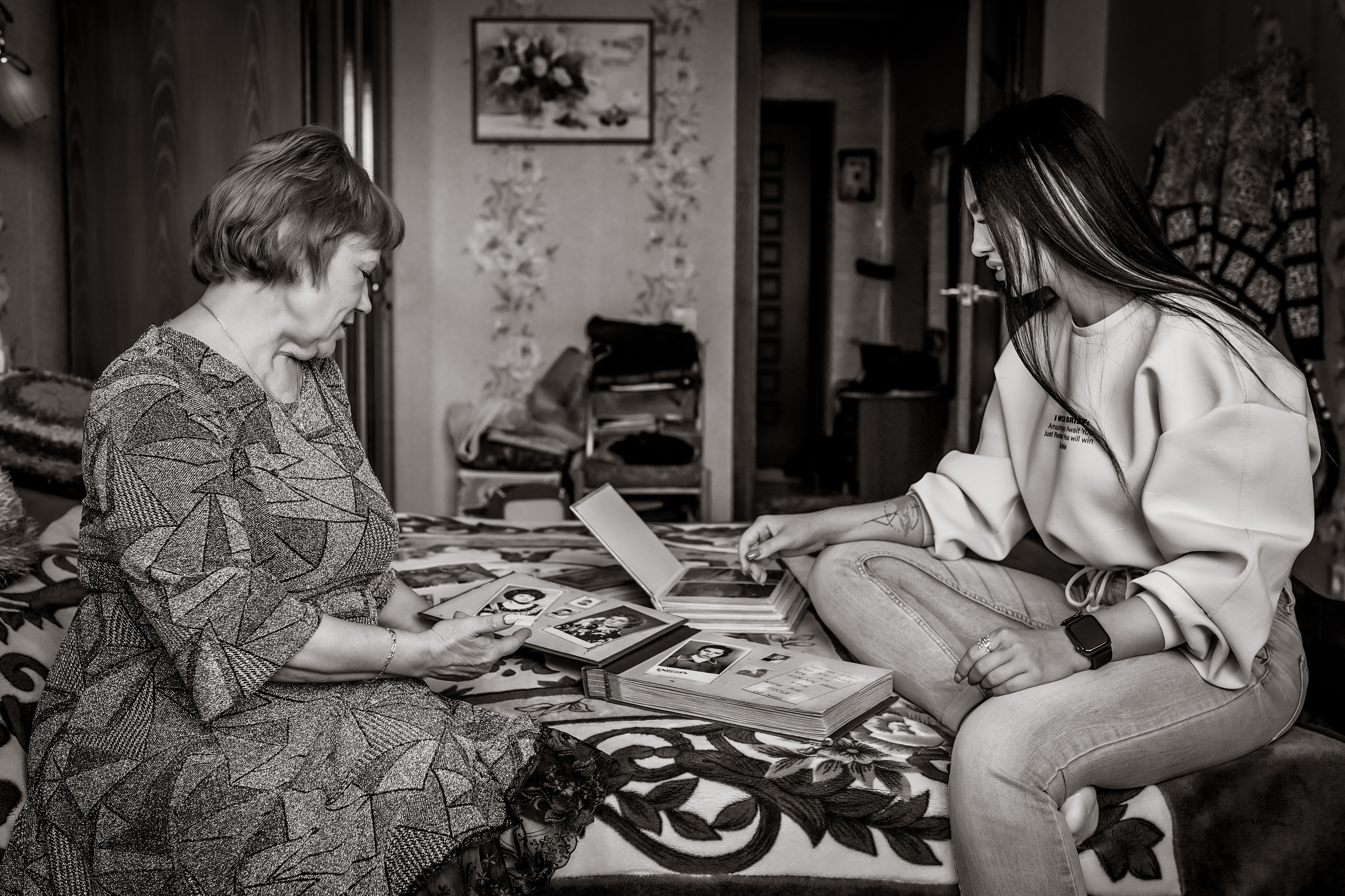 Бабушка и внучка. Фотограф и видеограф г. Нягань Анна Горшкова