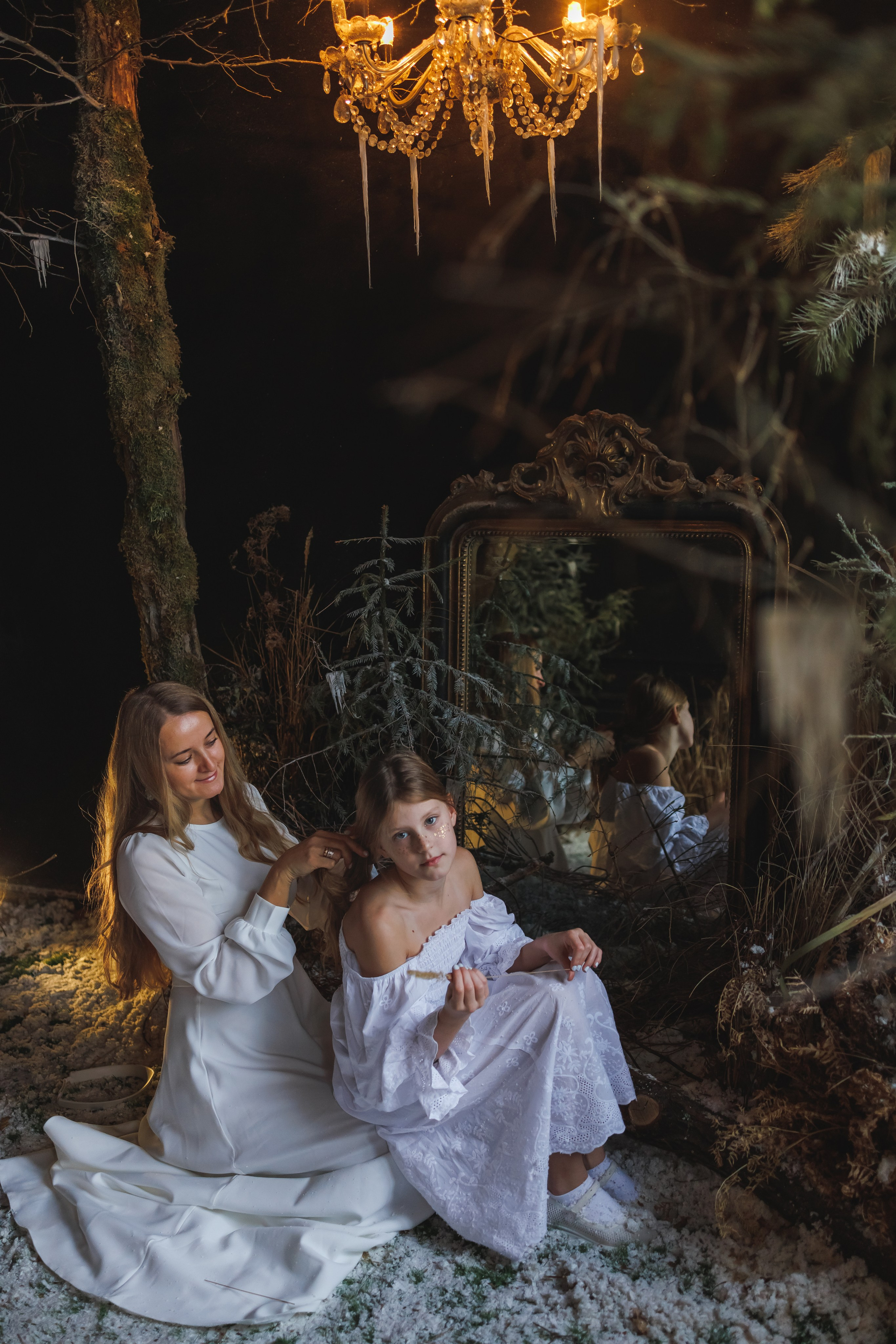 Волшебный зимний лес. Семейный и детский фотограф в Москве Анна Чертополох