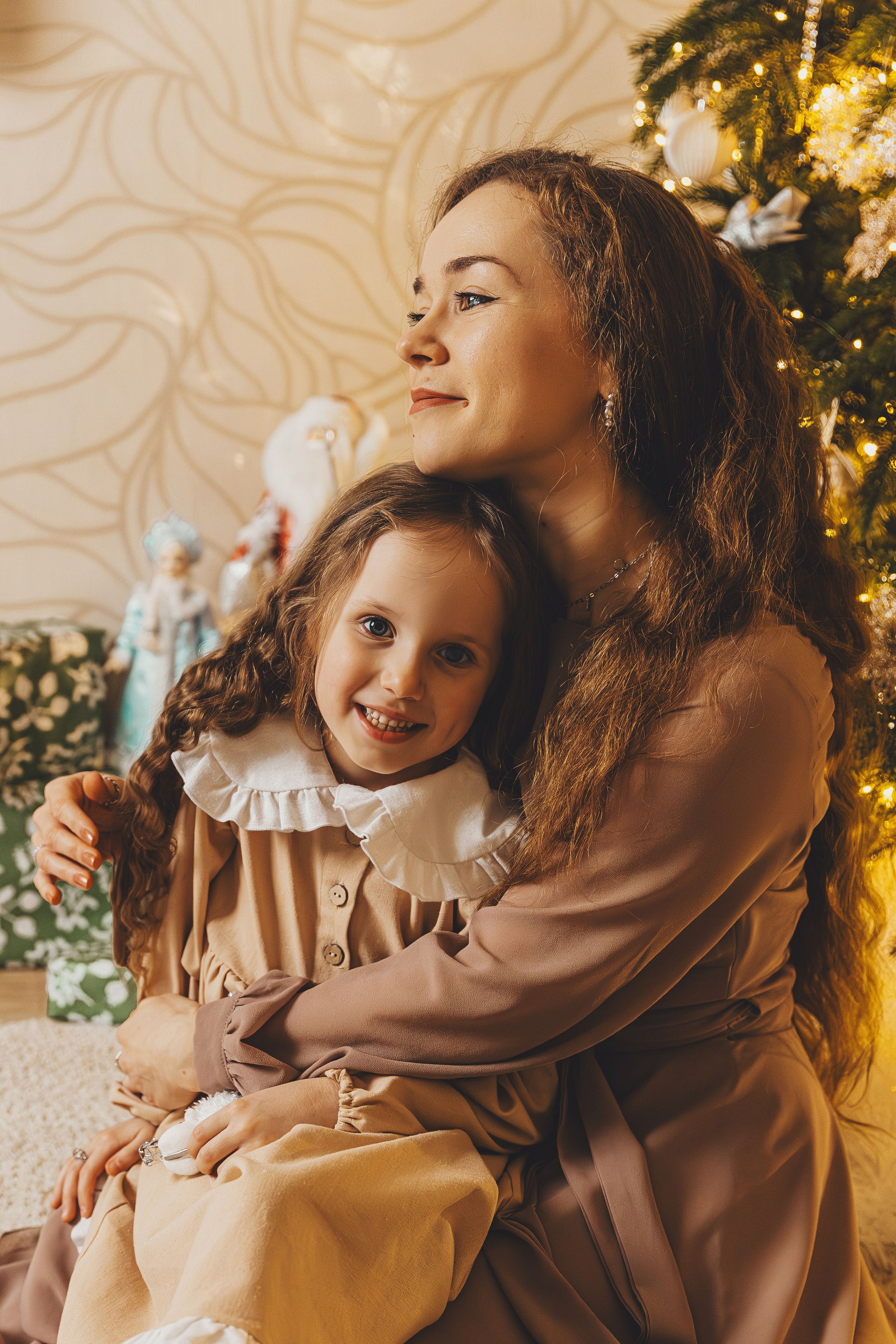 Семейная новогодняя домашняя фотосессия. Семейный и женский фотограф в Москве Надежда Воробьева