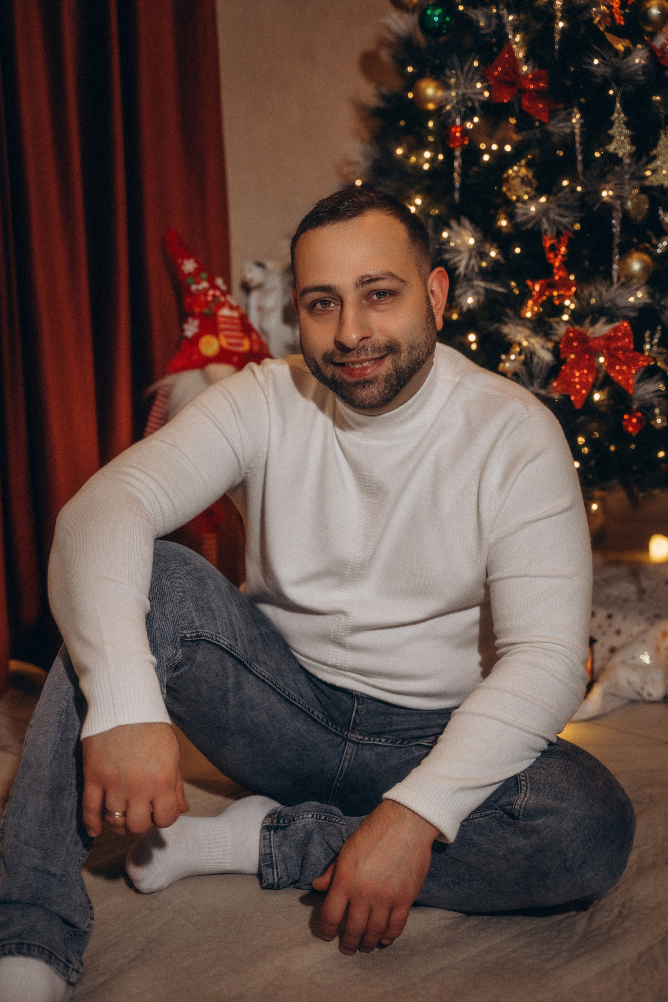 Семья Киприяновы, Новый год дома. Семейный фотограф в Белгороде Амелина Алина