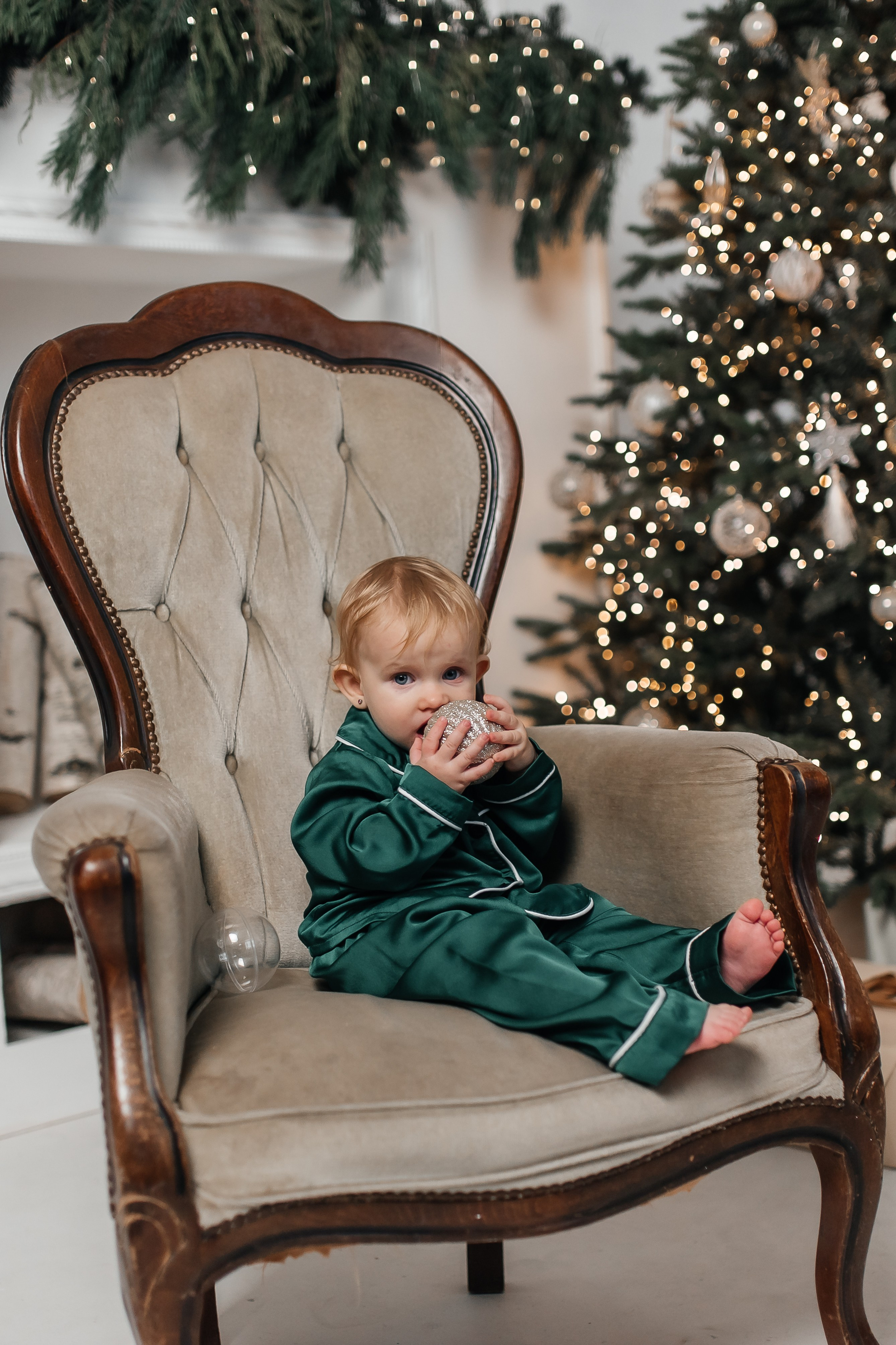 Мама, папа, дочь (атласные пижамы). Фотограф в Дзержинске Наташа Баева