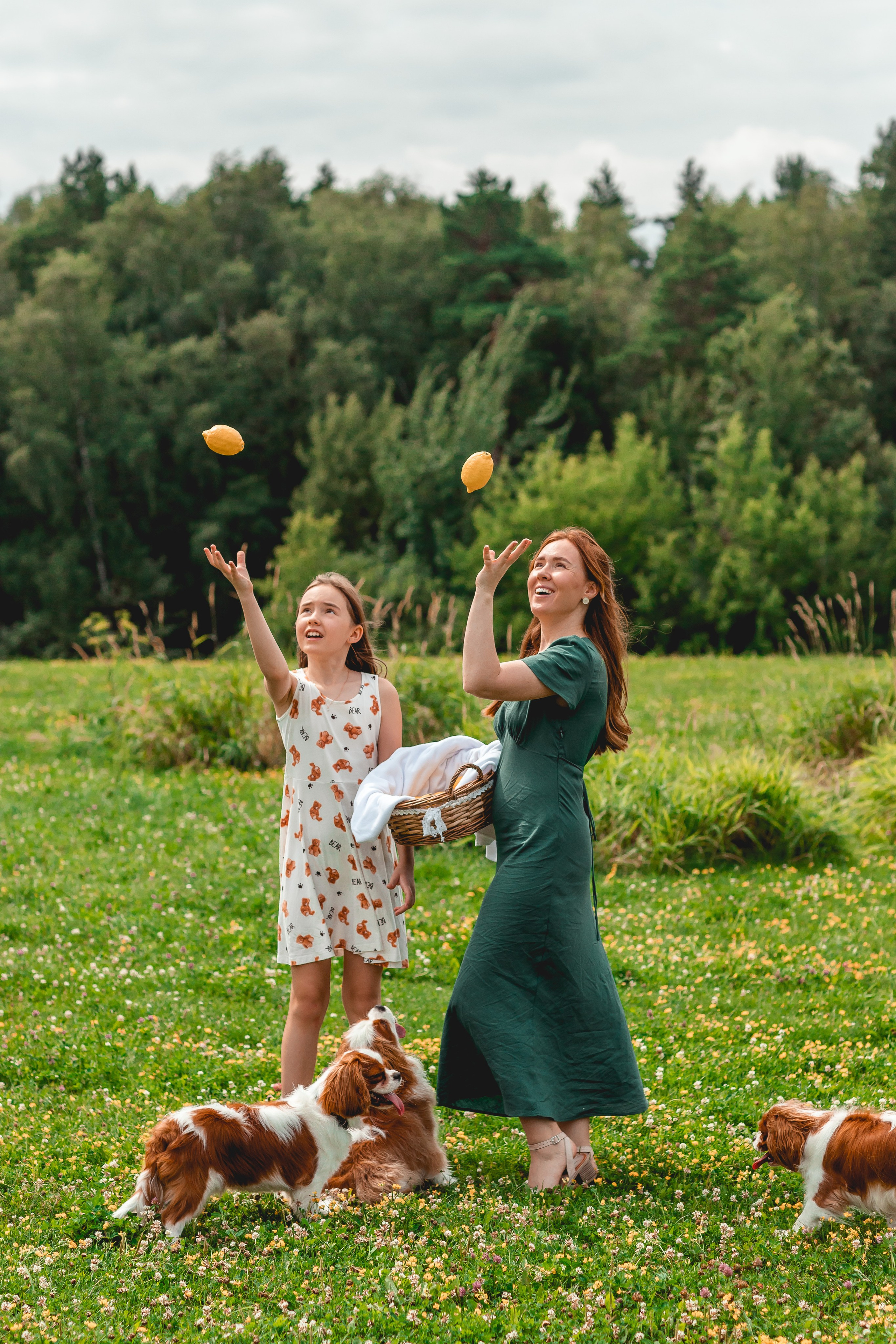 Ольга и семья. Семейный фотограф анималист Мария Крючкова