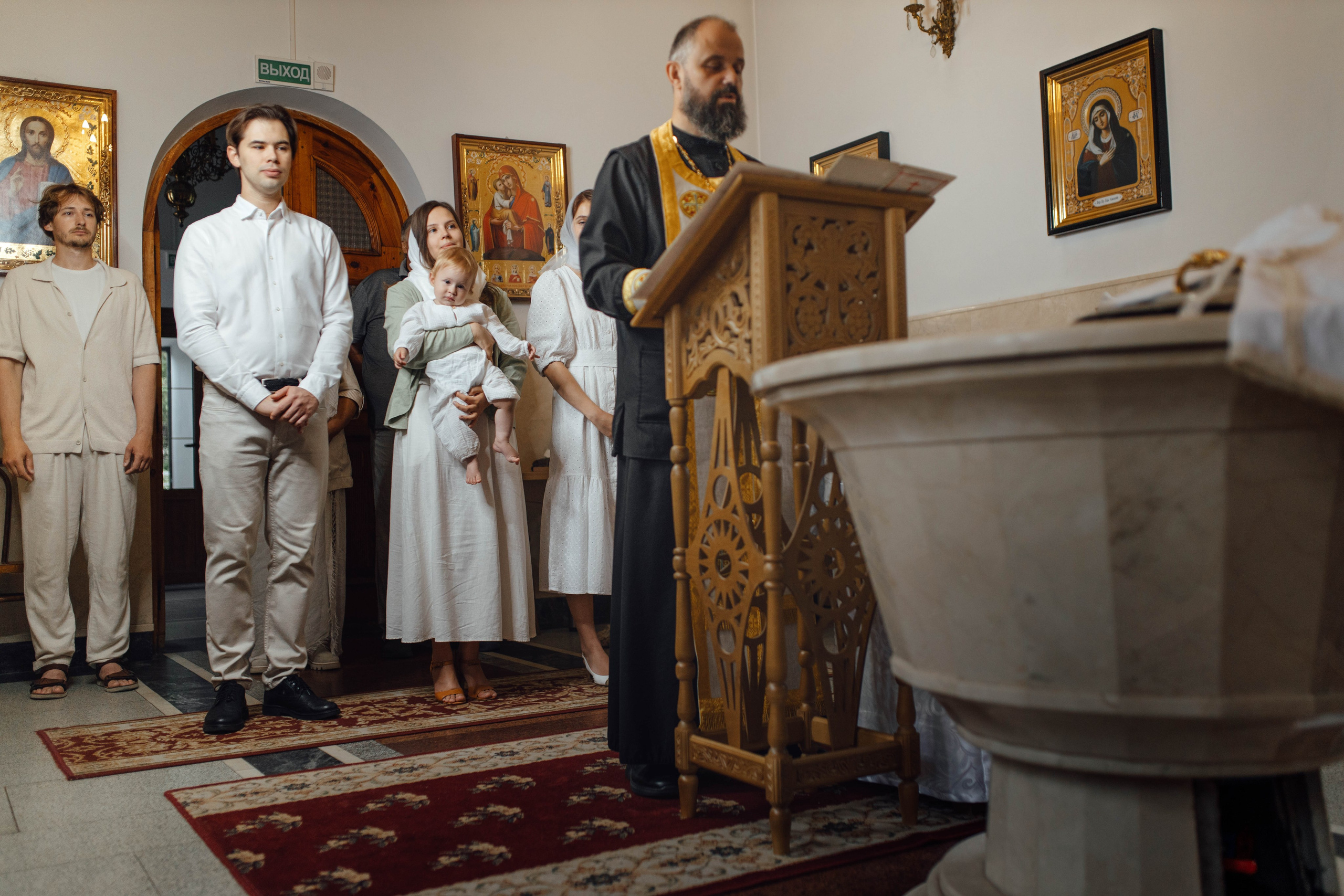 Крещение Льва, храм Марии Магдалины, август 25