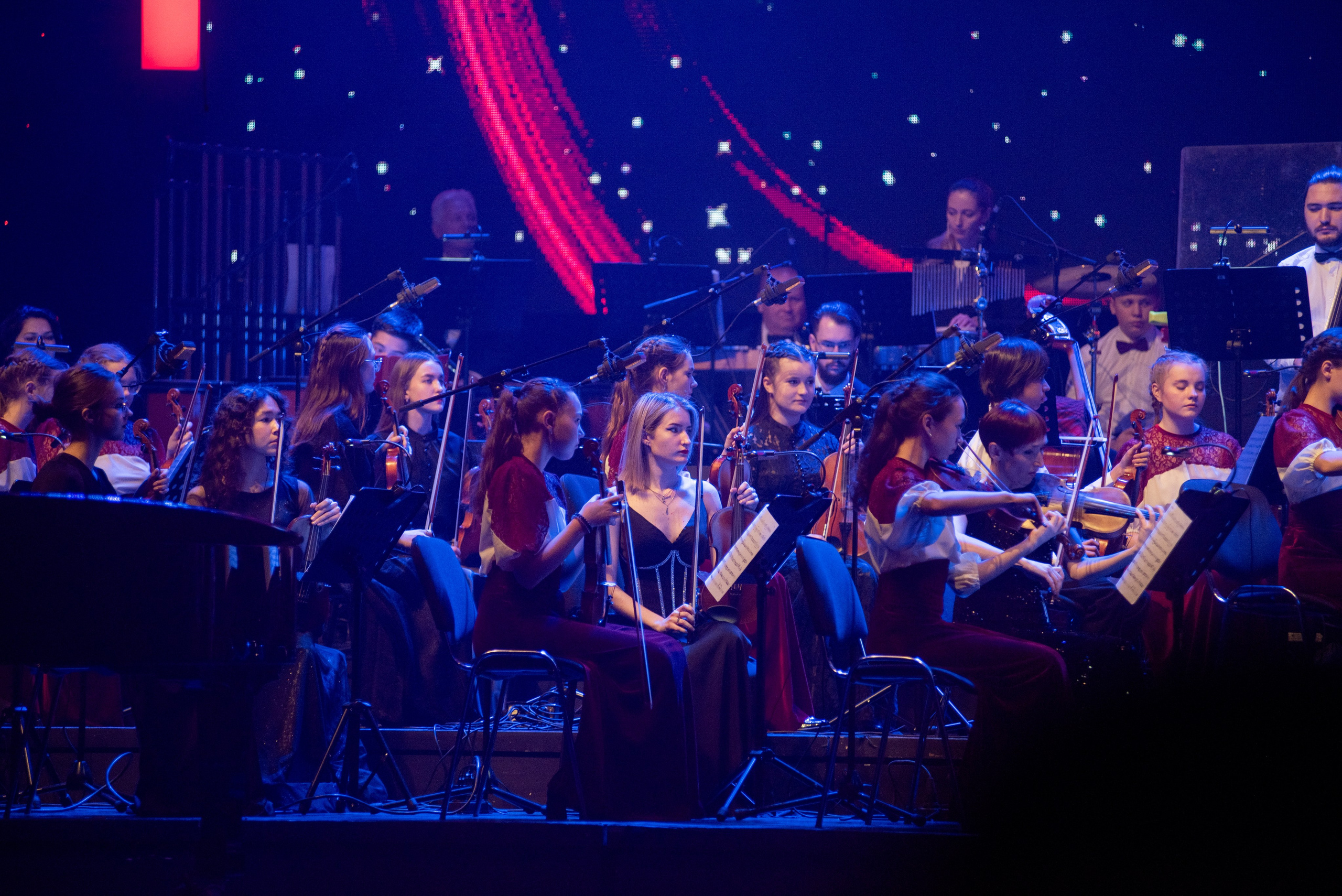 Отчетный концерт ДШИ «Гармония» «Зимняя гармония». Фотограф новорожденных, семейный детский в Тюмени Татьяна Морозова