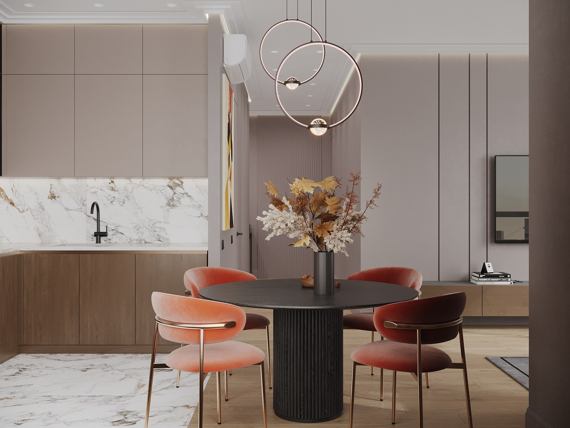 Сердце Столицы. Компактная квартира для сдачи в аренду. Дизайн интерьеров с Анастасией Рулевой