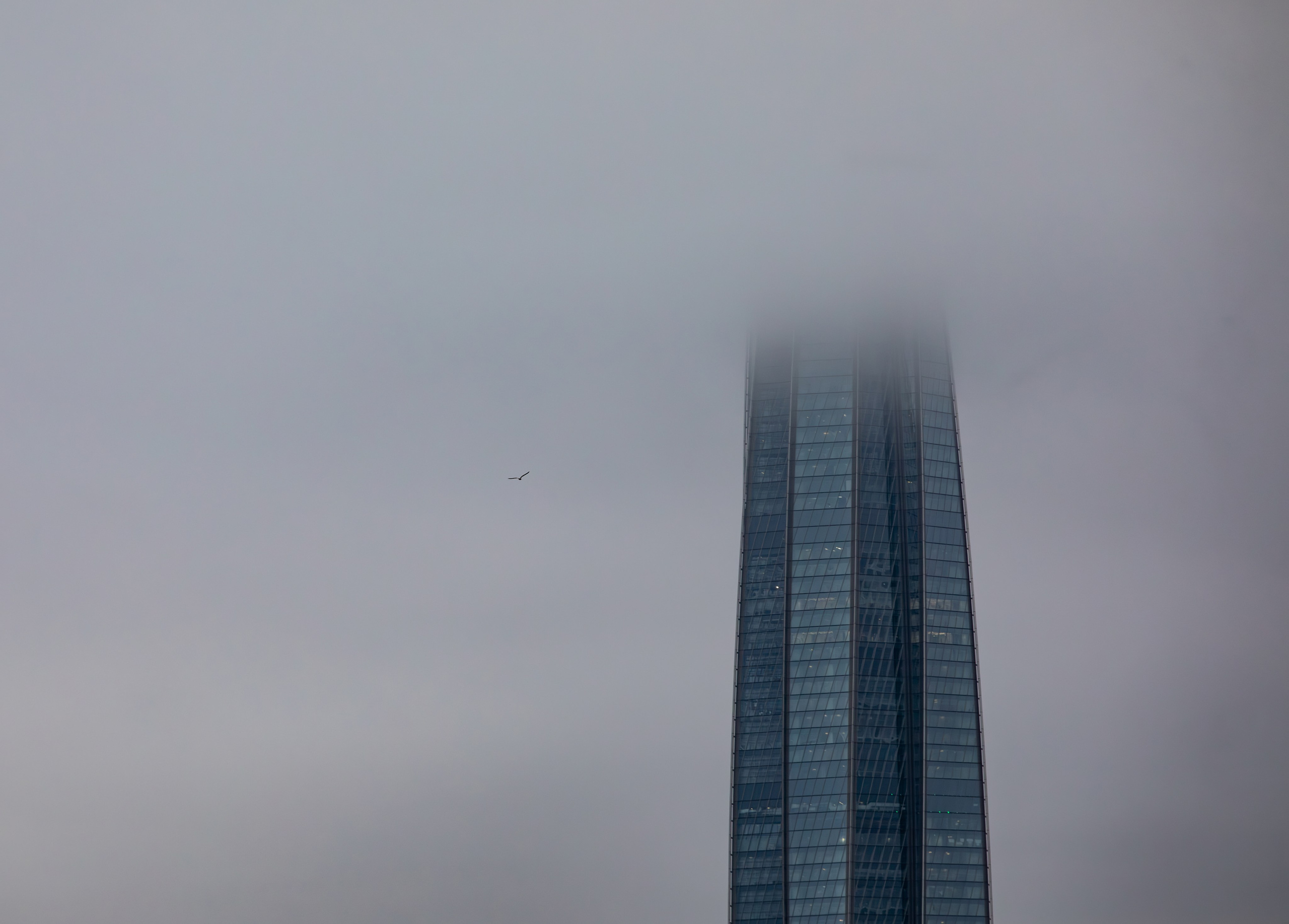 the Gazprom Tower, Saint Petersburg, Russia