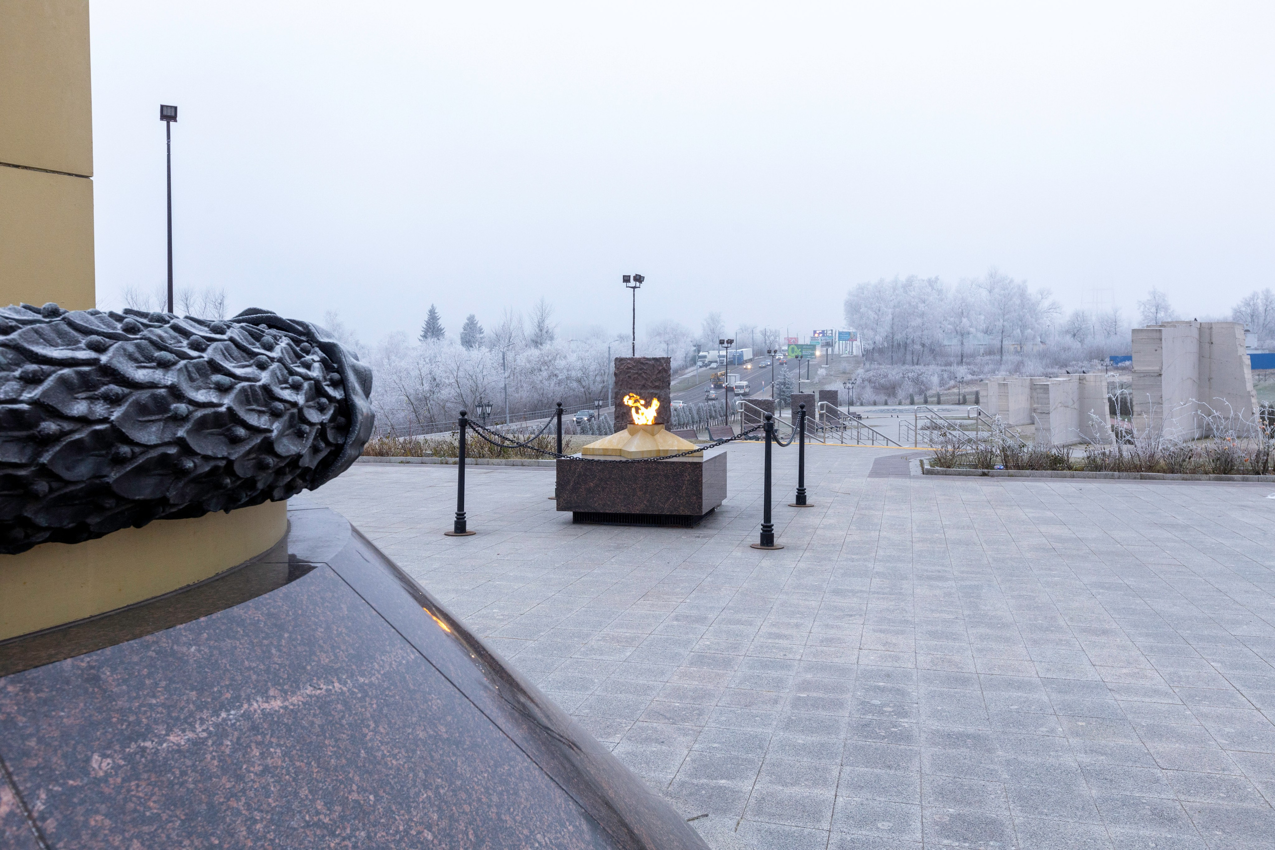 Иней — Менделеевский. Мемориалы Героям Великой Отечественной Войны. Фотограф в Туле Крупский АнДРей. Фотостудия «КАДР71» в Туле