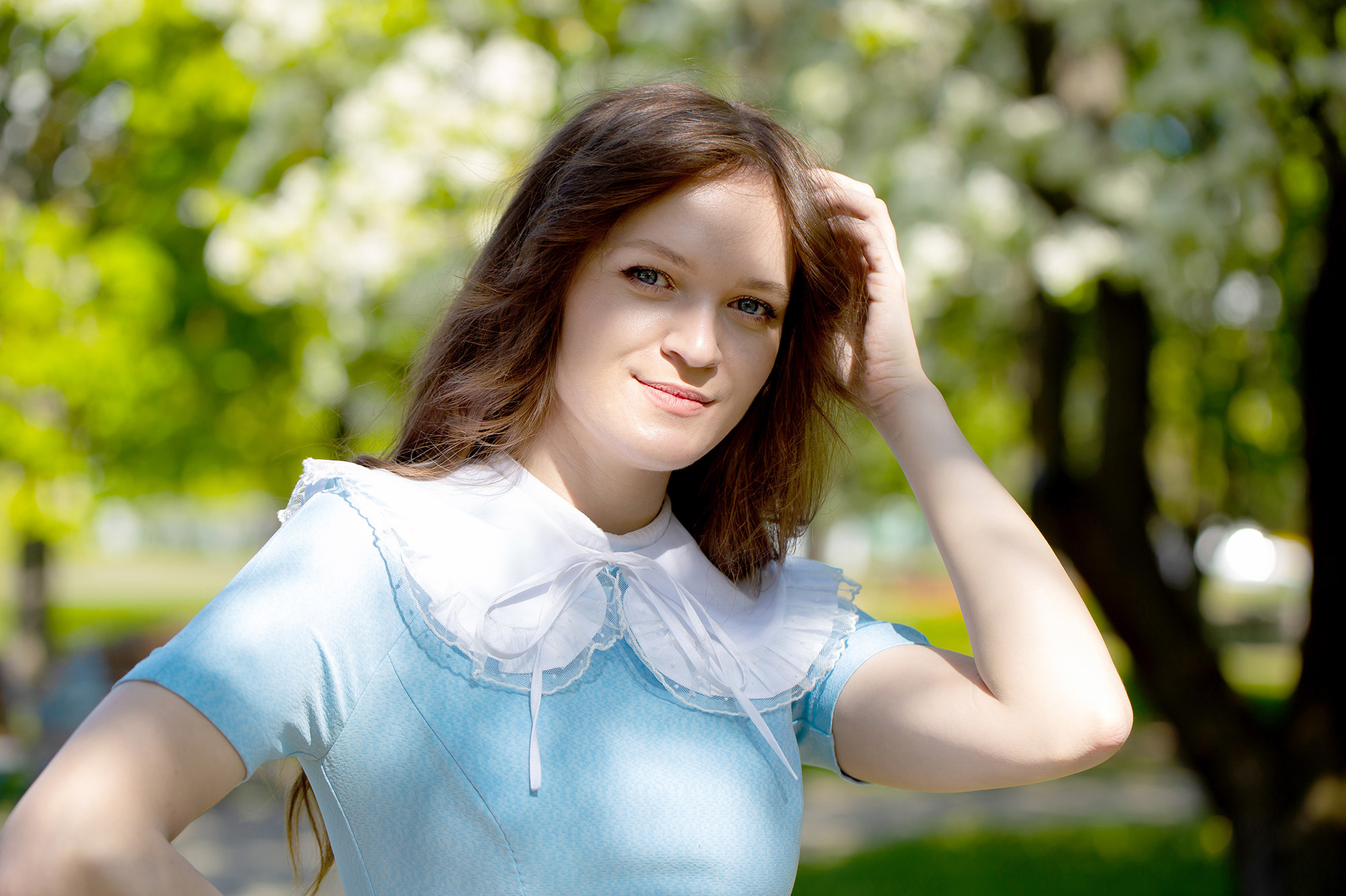 Анна в весеннем парке. Юлия Дейкун — семейный фотограф в Минске