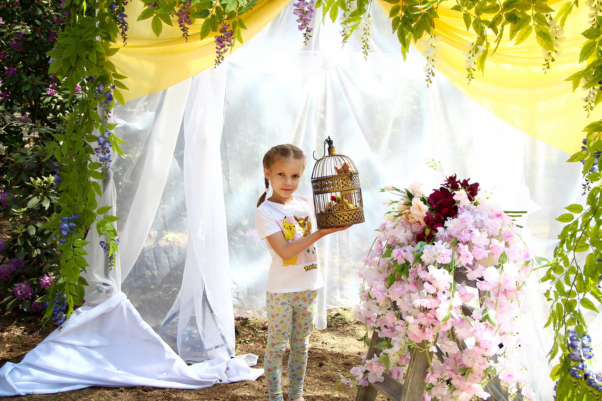 Фотозона в ботаническом саду. Юлия Дейкун — семейный фотограф в Минске