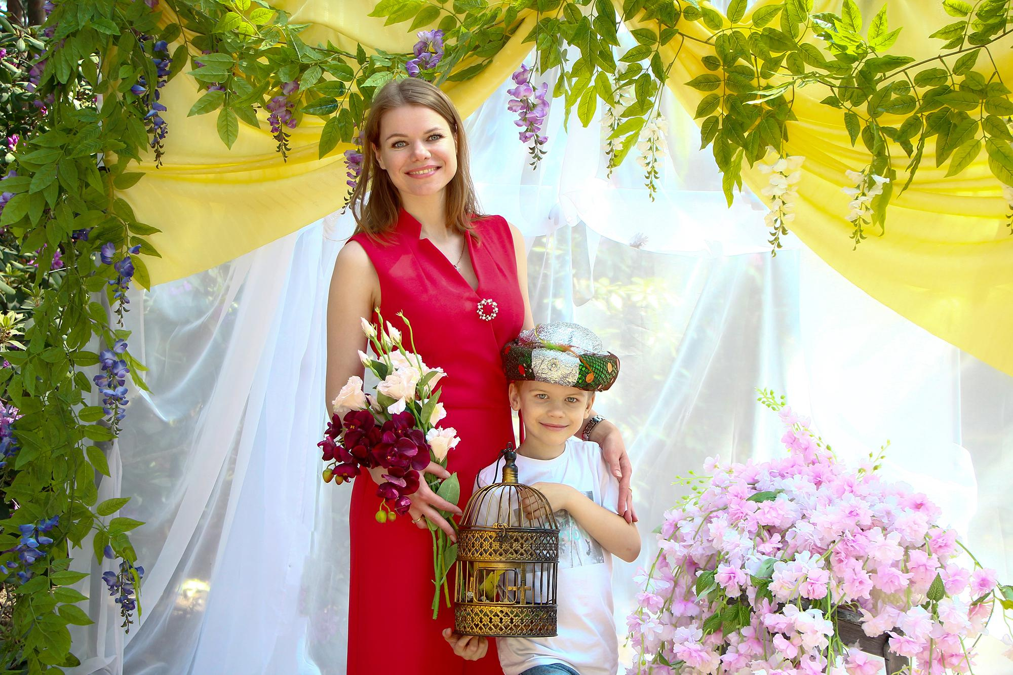 Фотозона в ботаническом саду. Юлия Дейкун — семейный фотограф в Минске