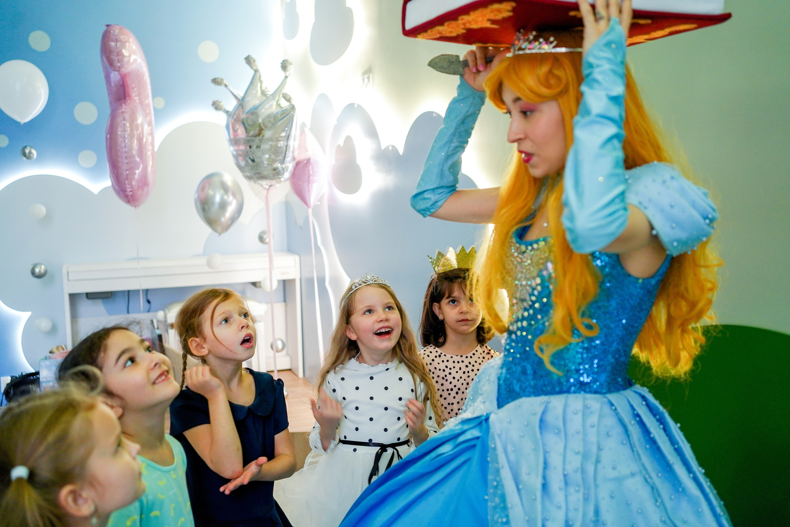 Репортаж детского праздника (Baby club Новые Ватутинки). Семейный и детский фотограф в Москве Екатерина Офицерова