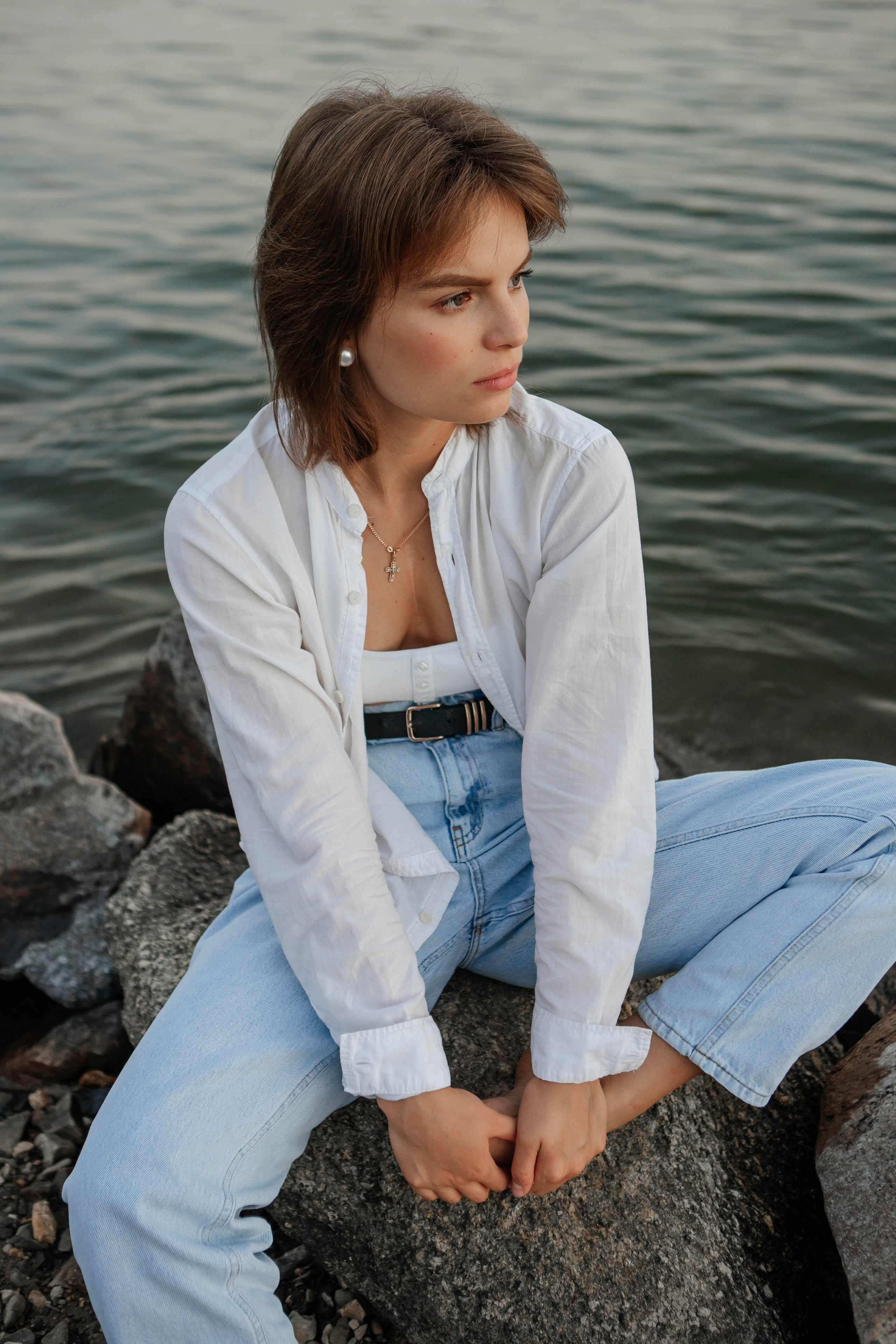 Анастасия у реки. Фотограф Санкт-Петербург Раднаева Юлия