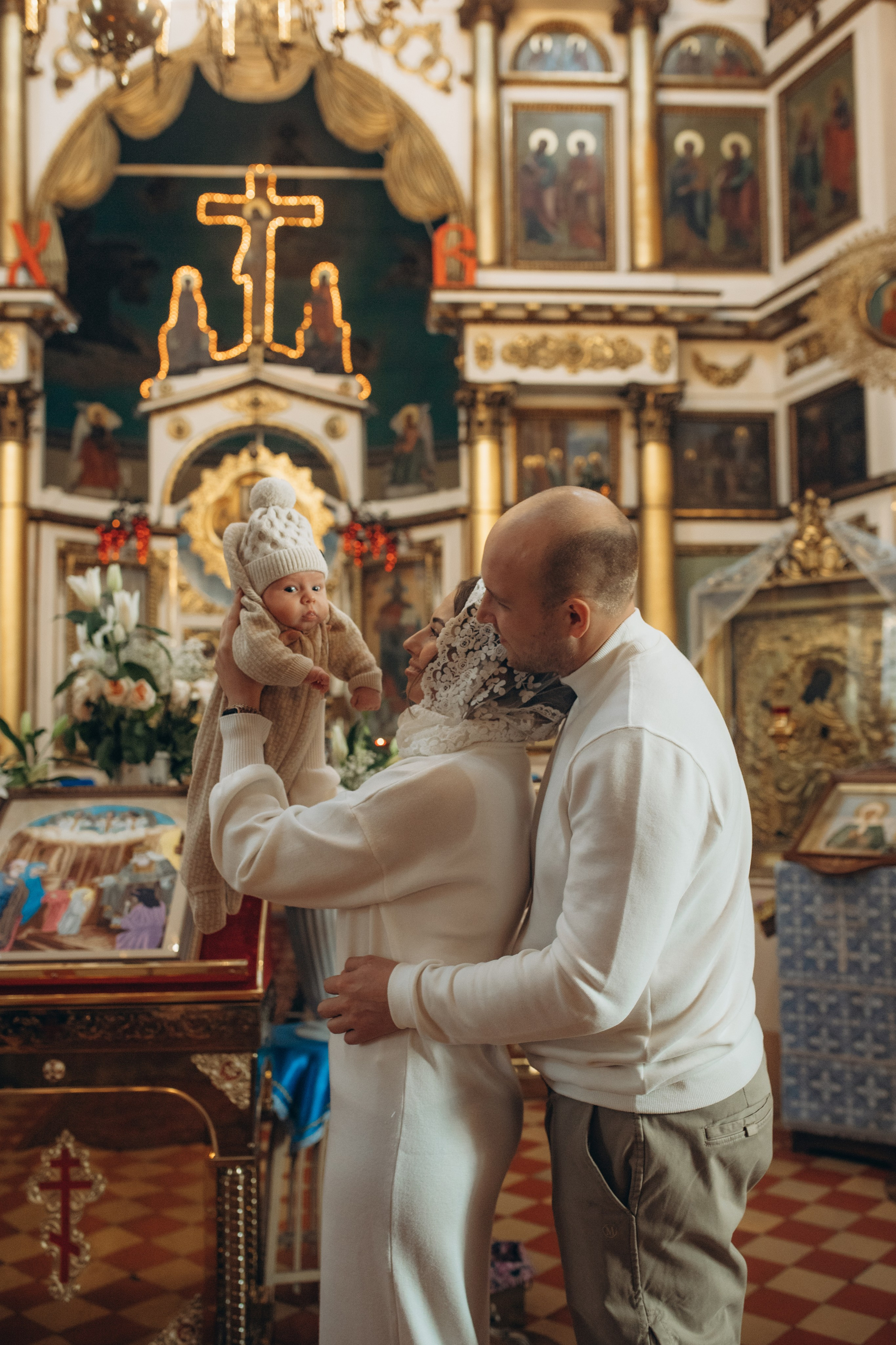 Крещение Михаил. Семейный и домашний фотограф в Москве и МО Королева Валерия