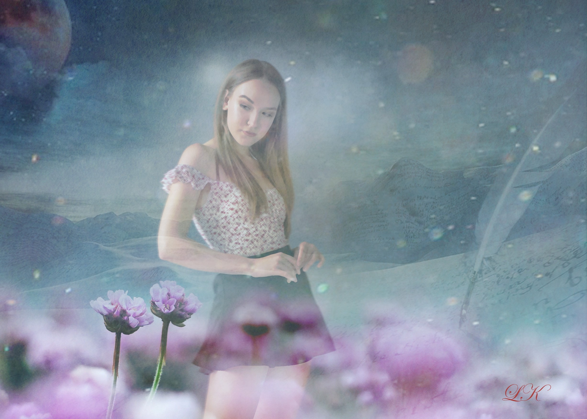 Абстракция женских портретов