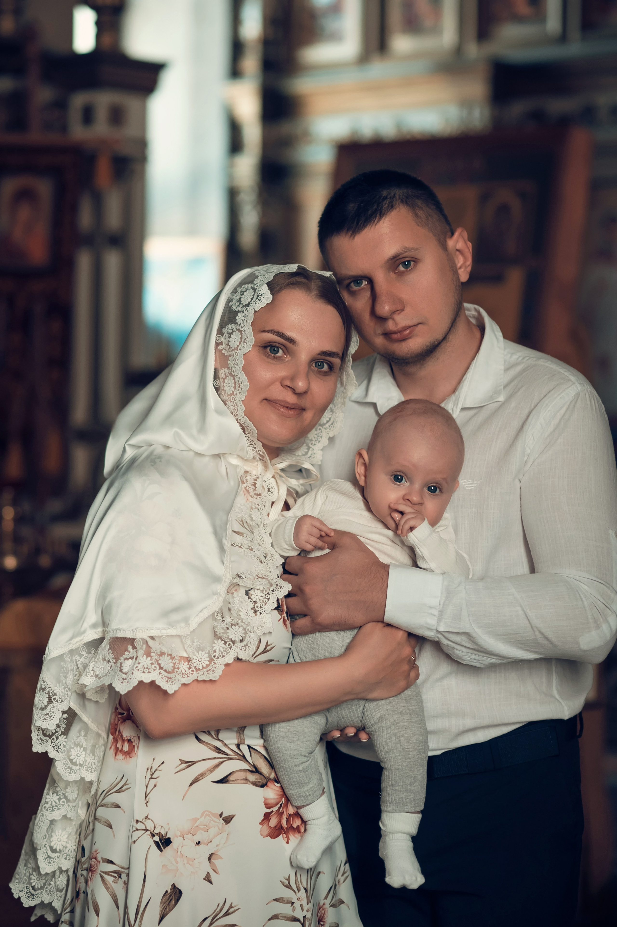 Таинство Крещения Крестовоздвиженский храм. Семейный фотограф Олеся Батурина Рязань